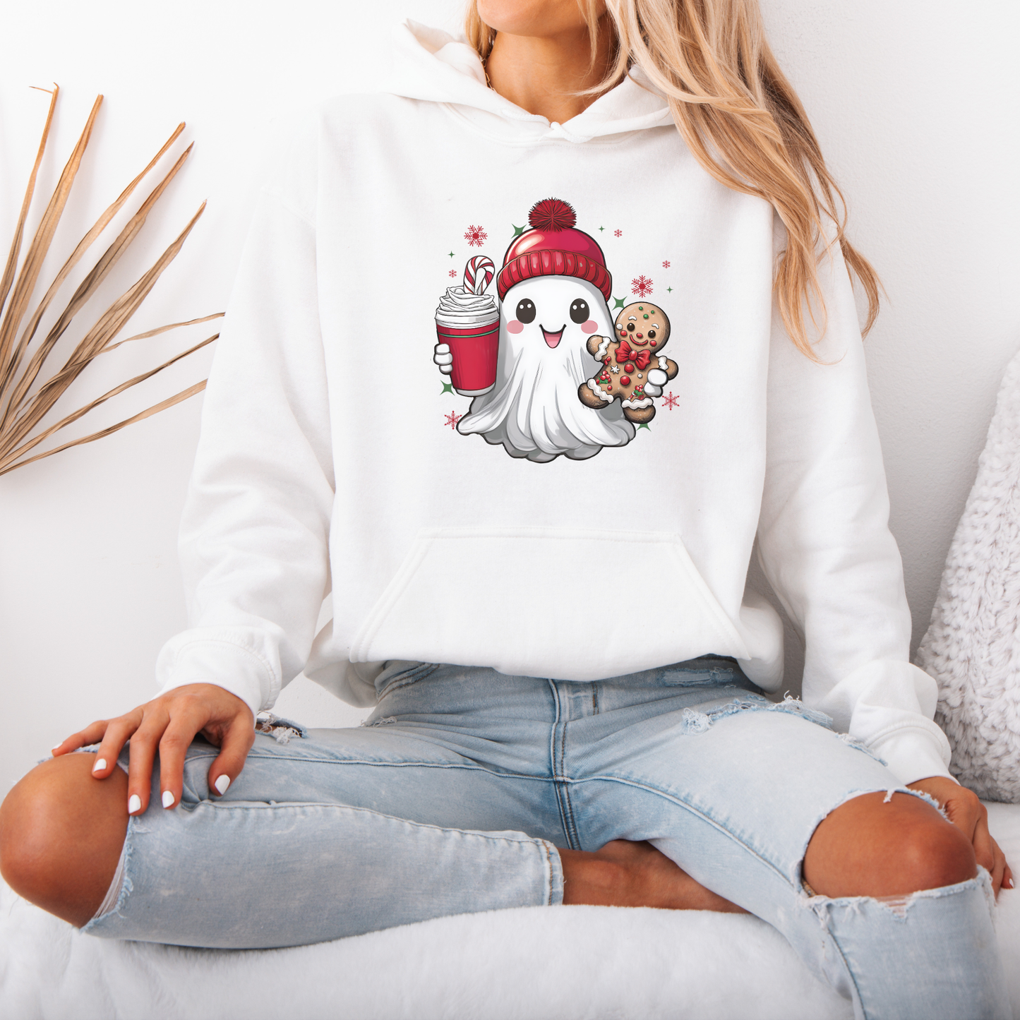 👻 Christmas Boo 🎄 Luxuriously Thick Hoodie