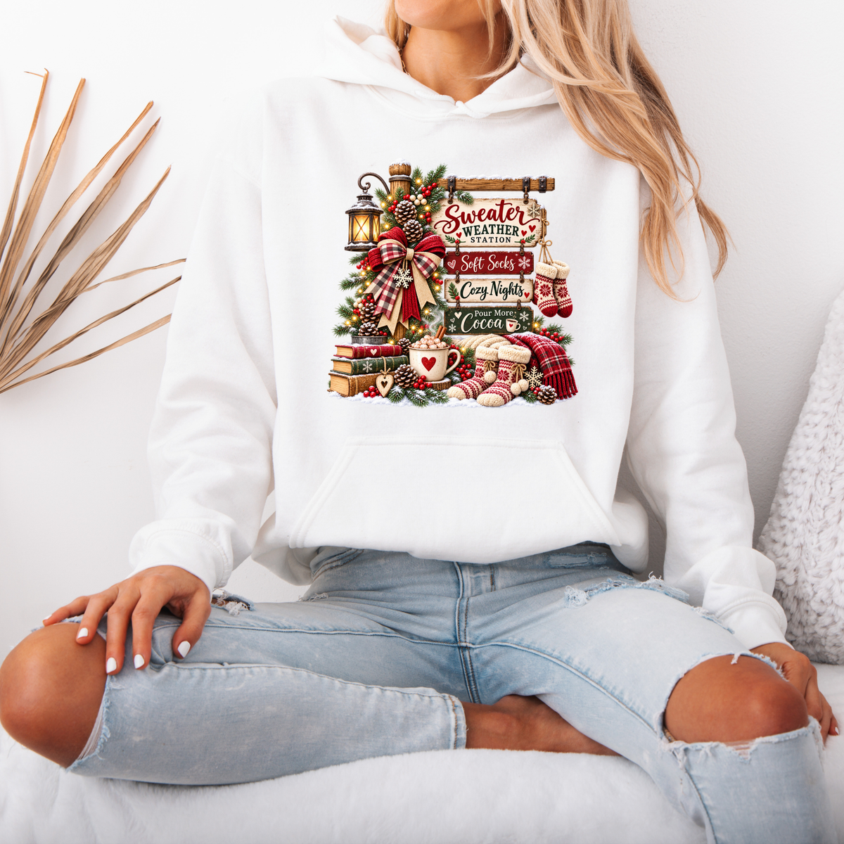The Cosy Christmas Corner 🎄☕ Premium Christmas Hoodie
