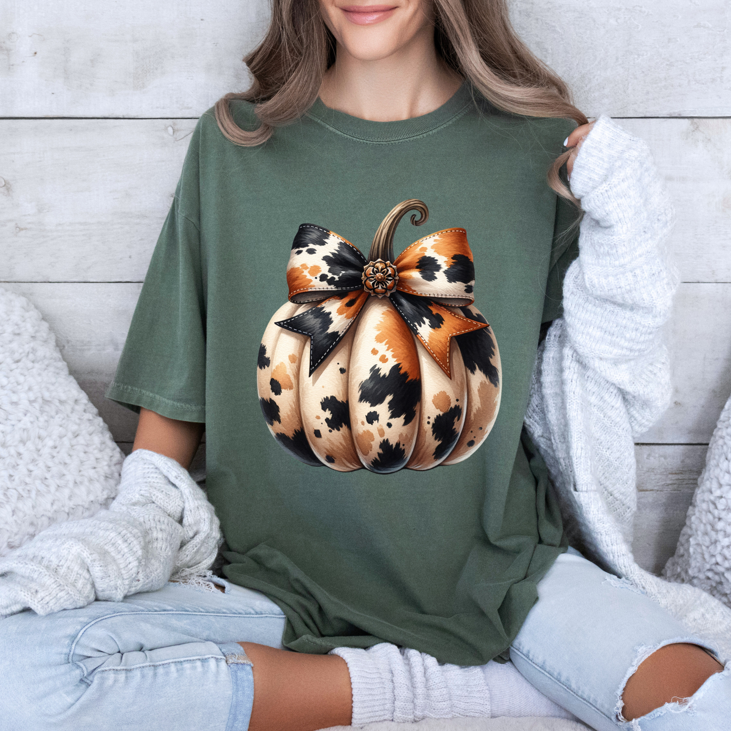 Cowhide Pumpkin - 100% Organic cotton T-shirt