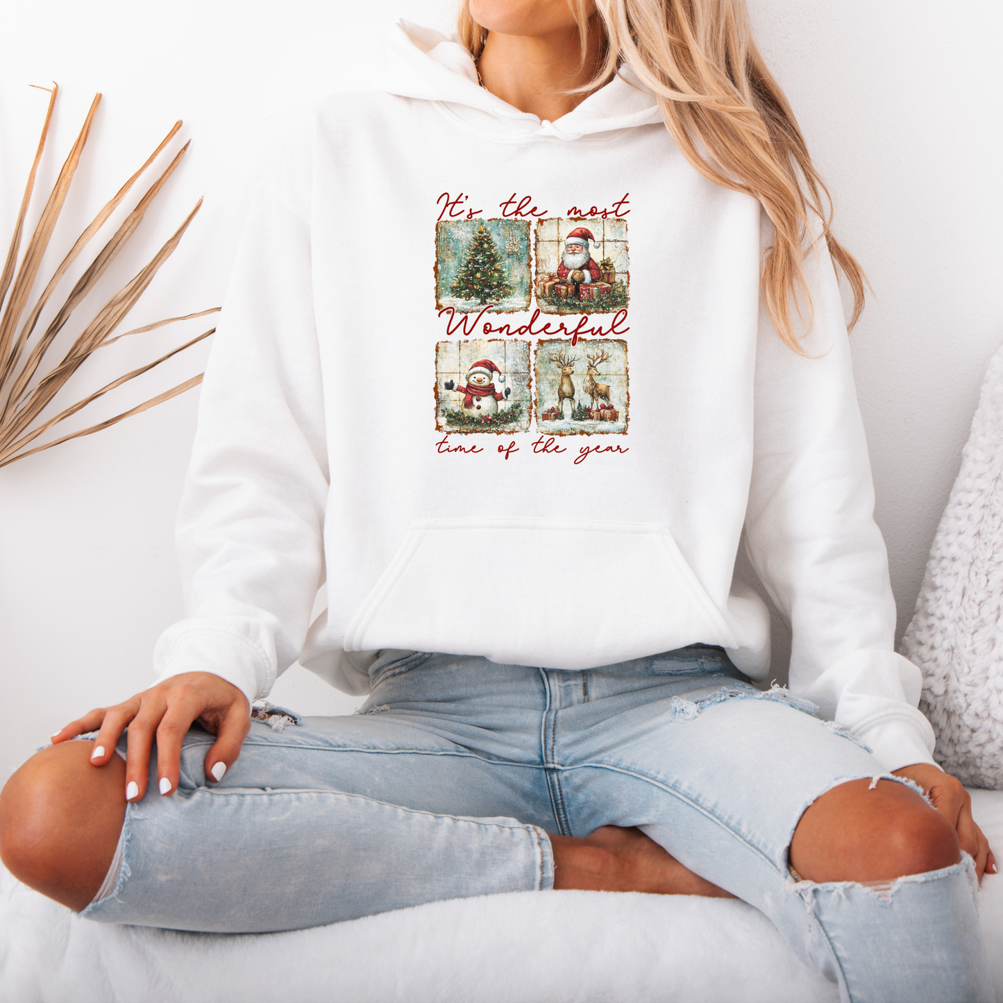 🎄 Vintage Christmas Magic ✨  Luxuriously Thick Hoodie