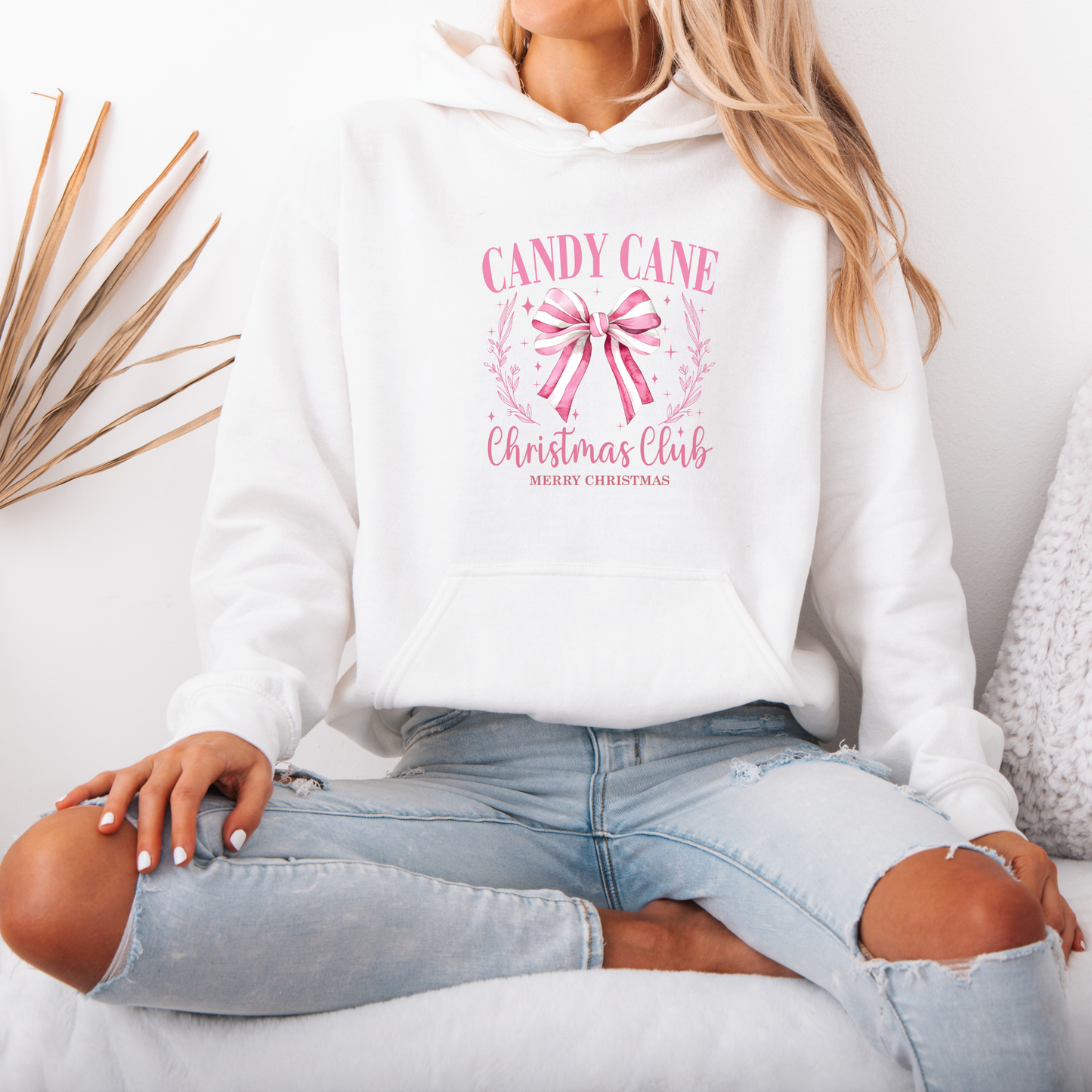 🍭 Candy Cane Christmas Club 🎄Luxuriously Thick Hoodie