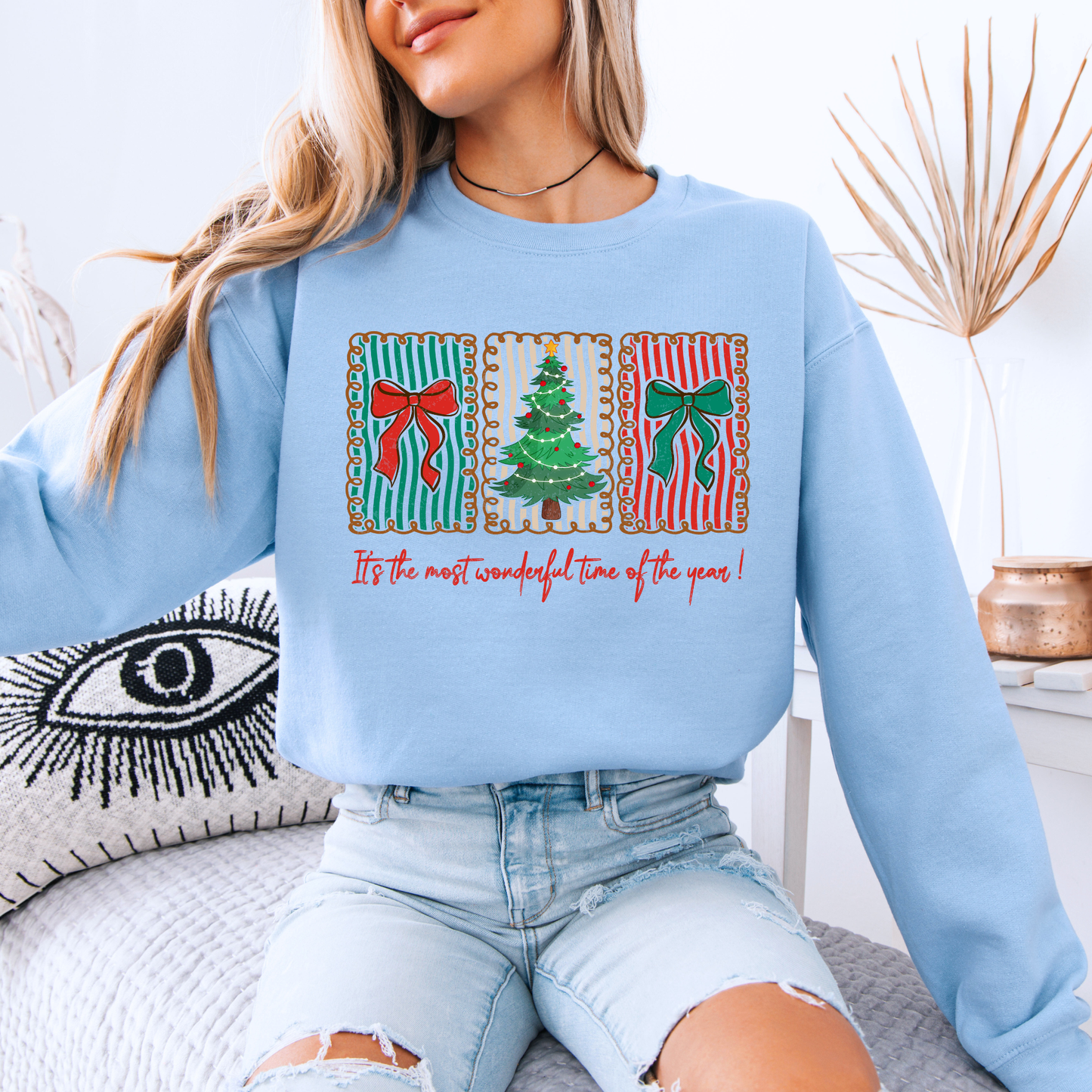 🍬 Sweet Holiday Cheer 🎄 Organic Cotton Sweatshirt