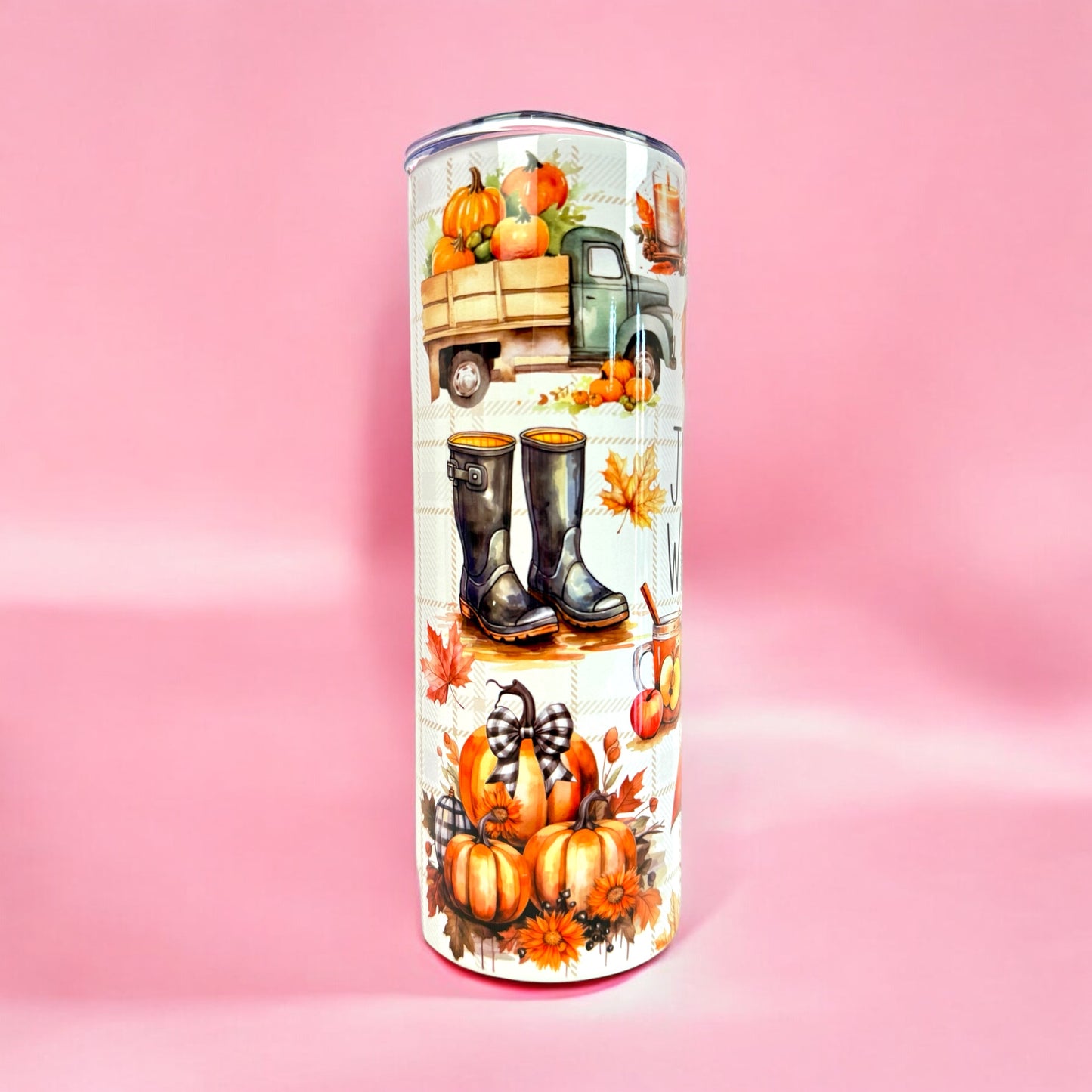 🍂 Just a Girl Who Loves Fall – 20oz Tumbler 🍁