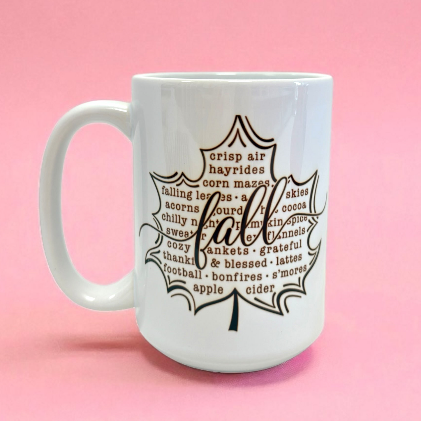 🍂 Fall Vibes 15oz Mug – Cozy Autumn Edition 🍁