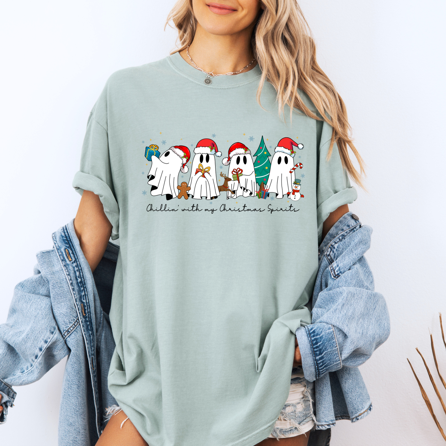 👻🎄 Ghostmas Crew ✨  100% Organic Cotton T-Shirt