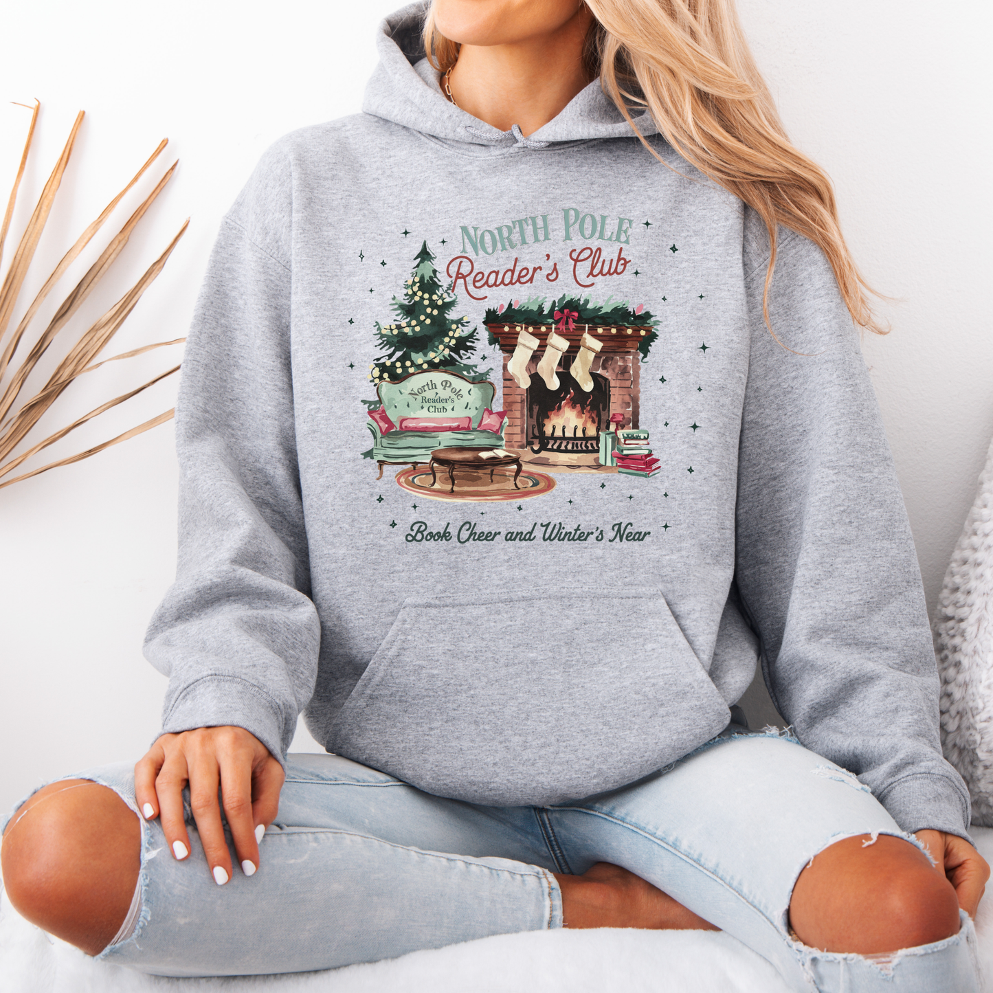 📚❄️ North Pole Reader’s Club ❄️📚 Luxuriously Thick Hoodie