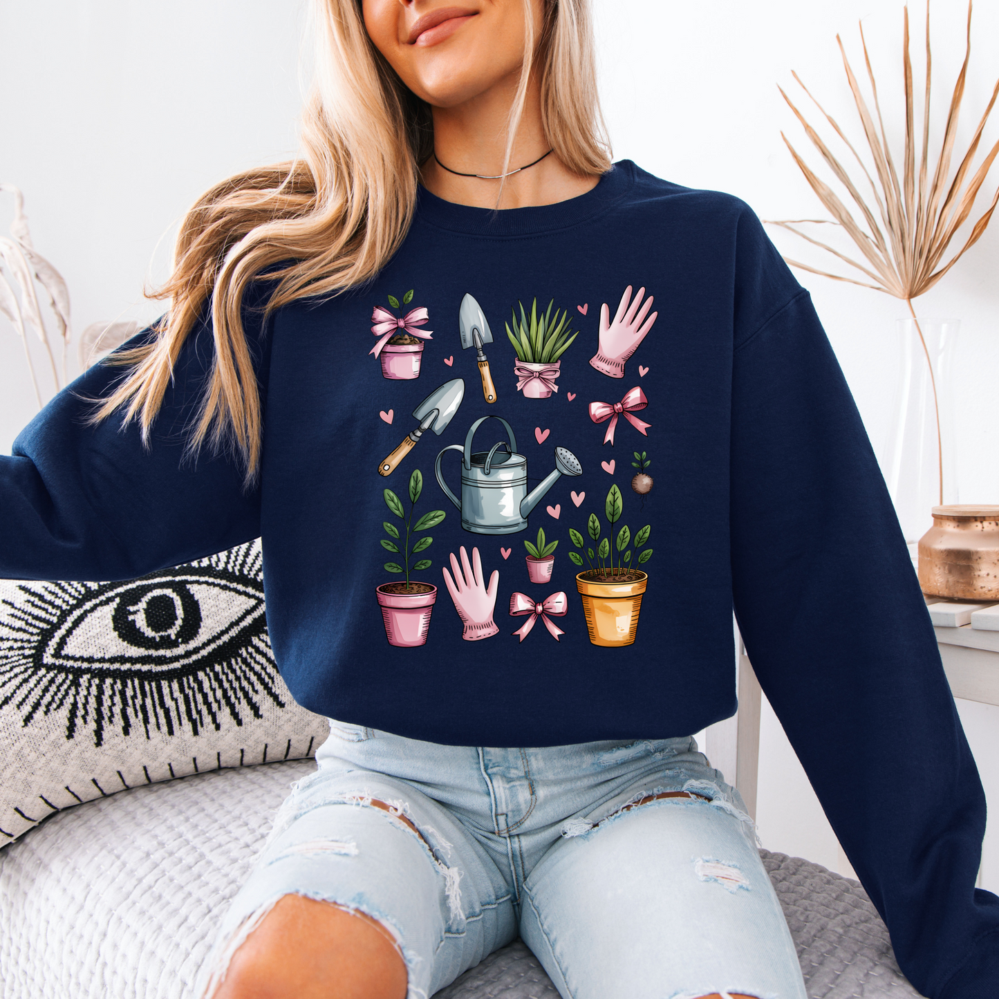 Garden Girl Era Cotton Sweatshirt