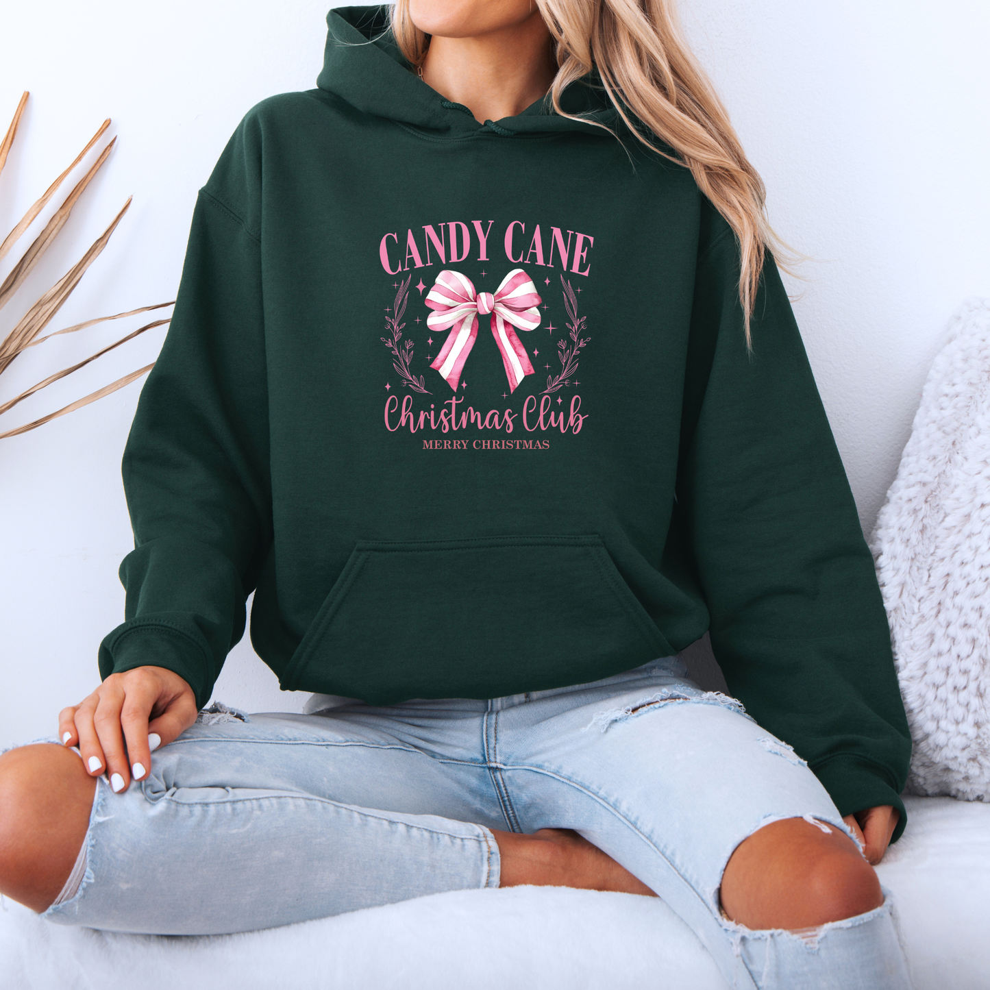🍭 Candy Cane Christmas Club 🎄Luxuriously Thick Hoodie