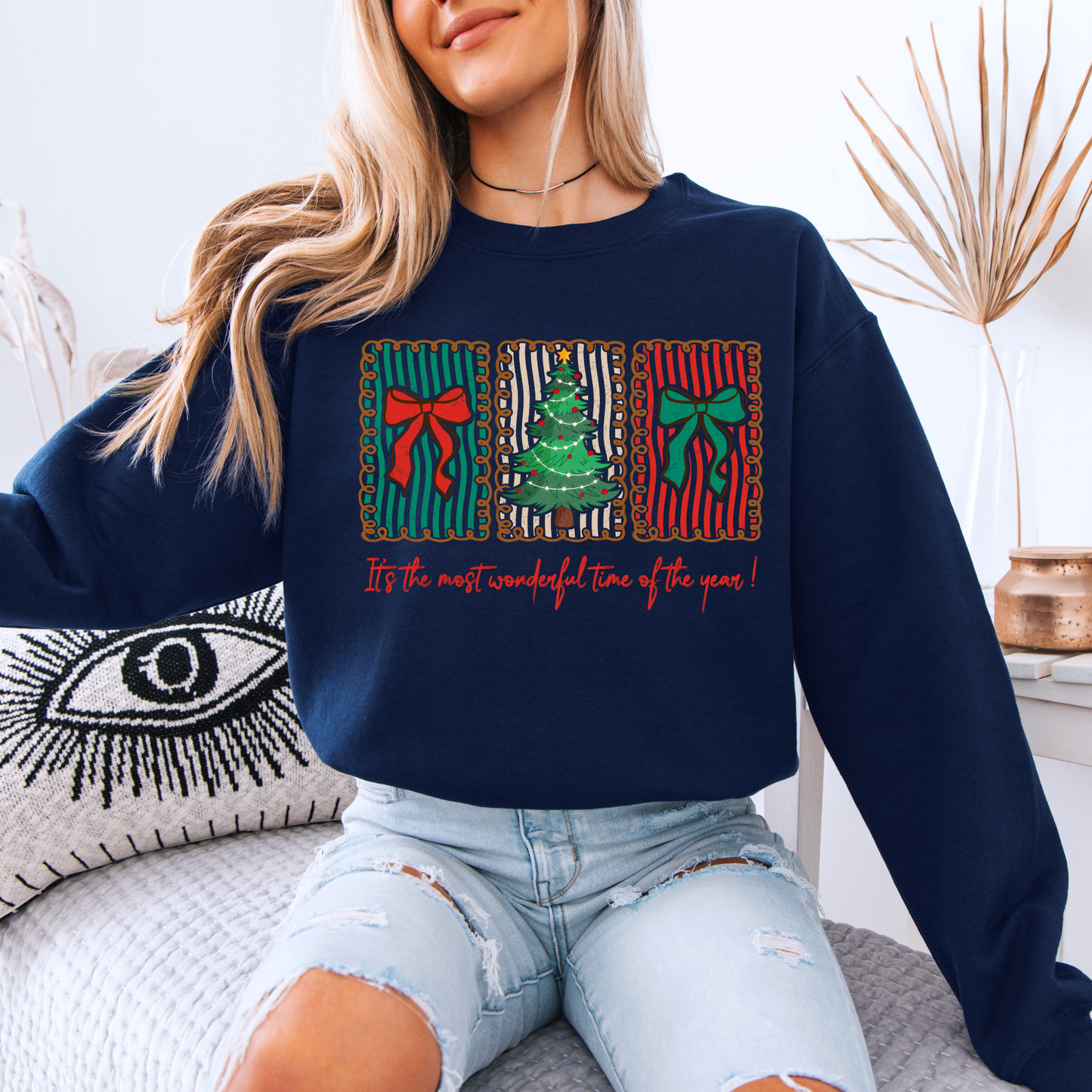 🍬 Sweet Holiday Cheer 🎄 Organic Cotton Sweatshirt