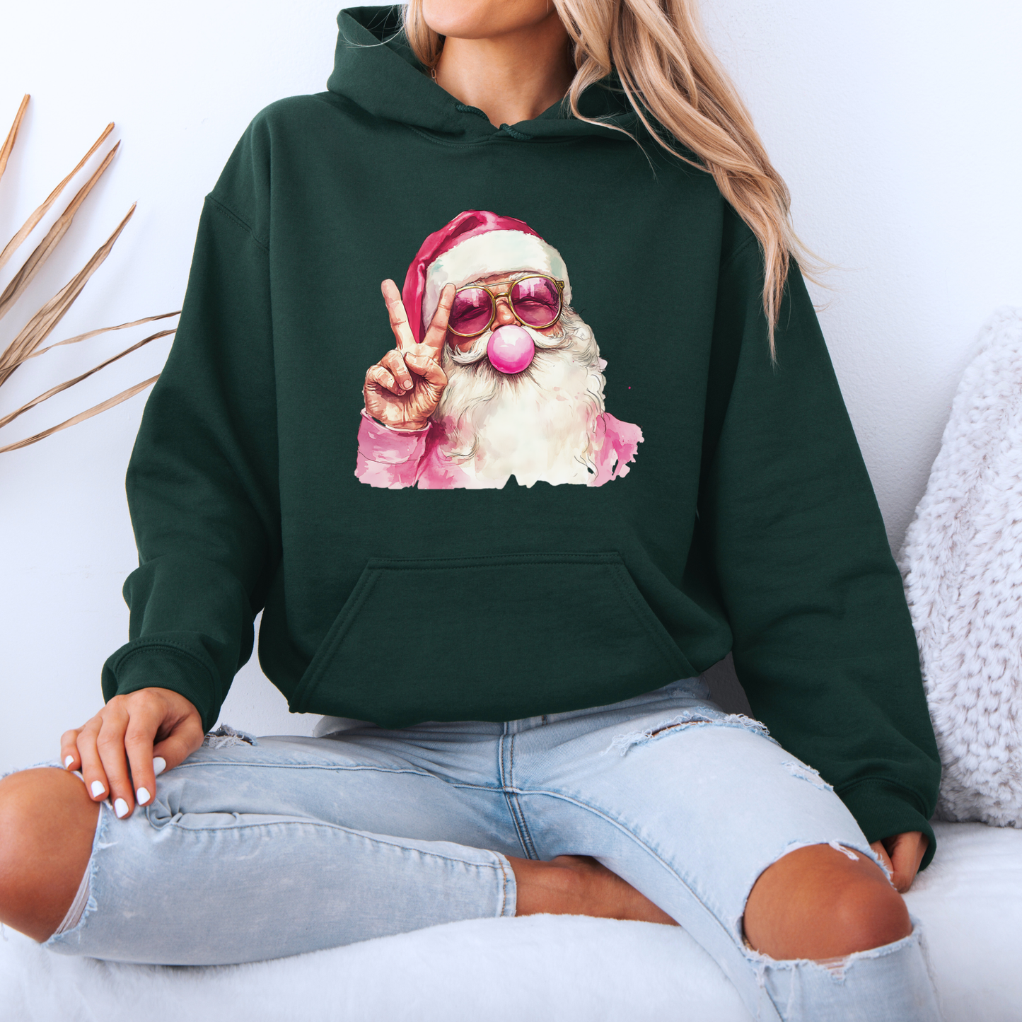🎄 Cool Santa 🌟 Luxuriously Thick Hoodie