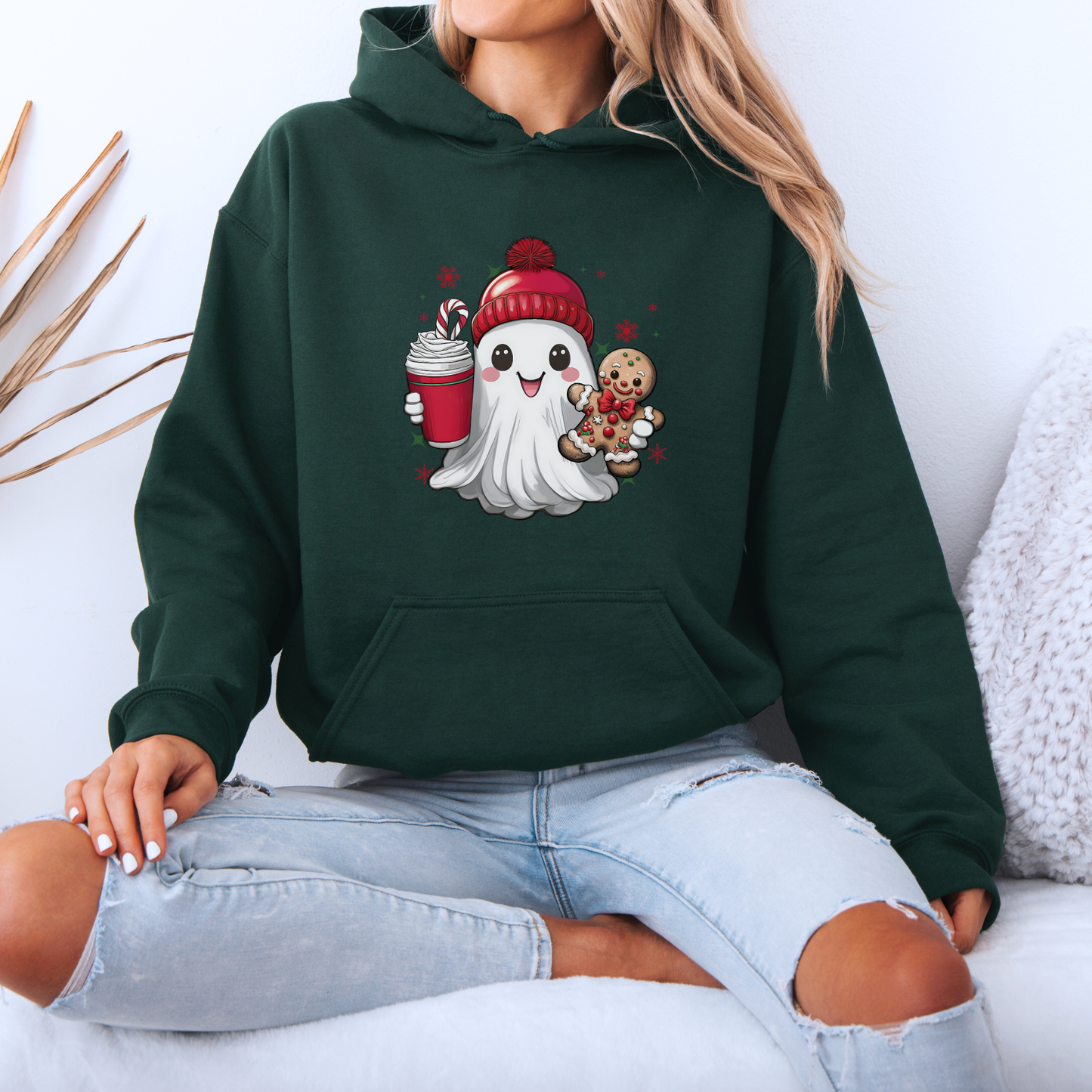 👻 Christmas Boo 🎄 Luxuriously Thick Hoodie