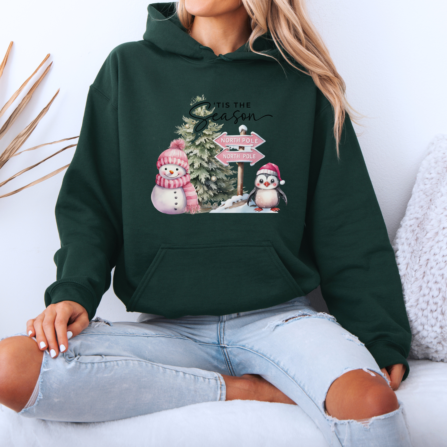 🎀 Pink North Pole 💖  Luxuriously Thick Hoodie