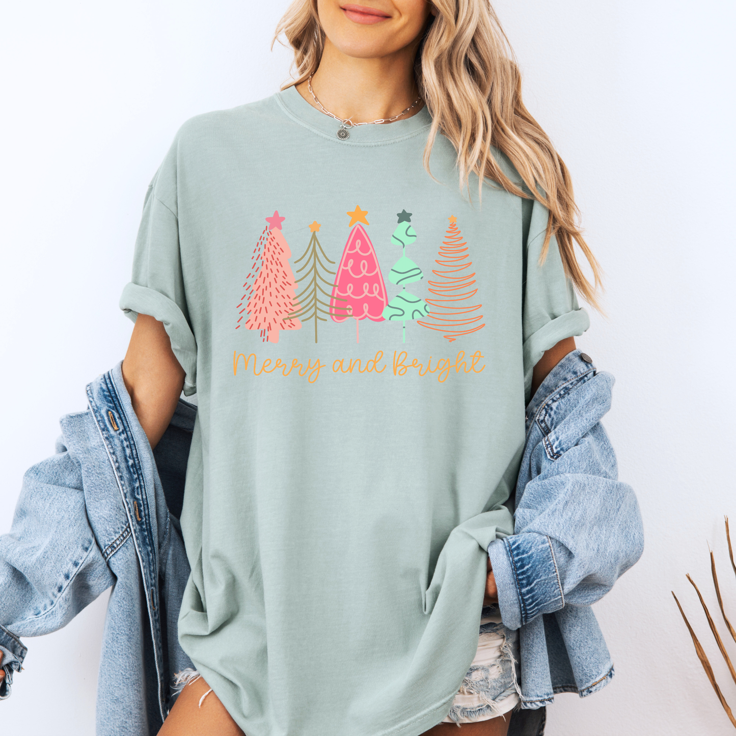 🎄✨ Merry & Bright Forest 🌟 100% Organic Cotton T-Shirt
