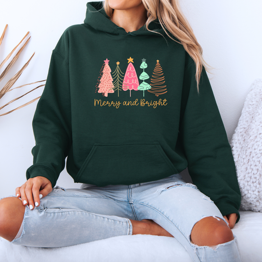 🎄 Merry & Bright Forest 🌟  Luxuriously Thick Hoodie