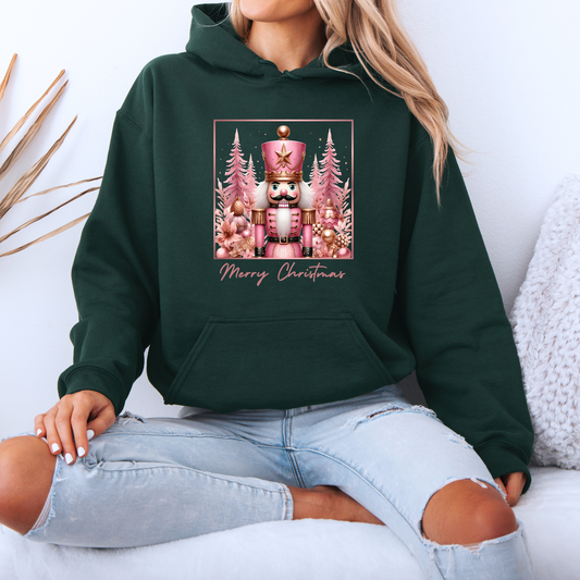 🎀 Pink Nutcracker Christmas 🎄  Luxuriously Thick Hoodie