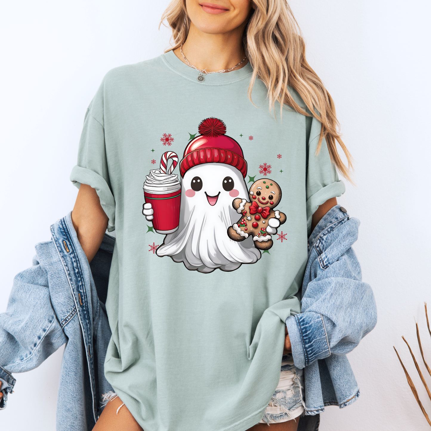 👻🎄 Christmas Boo ✨  100% Organic Cotton T-Shirt