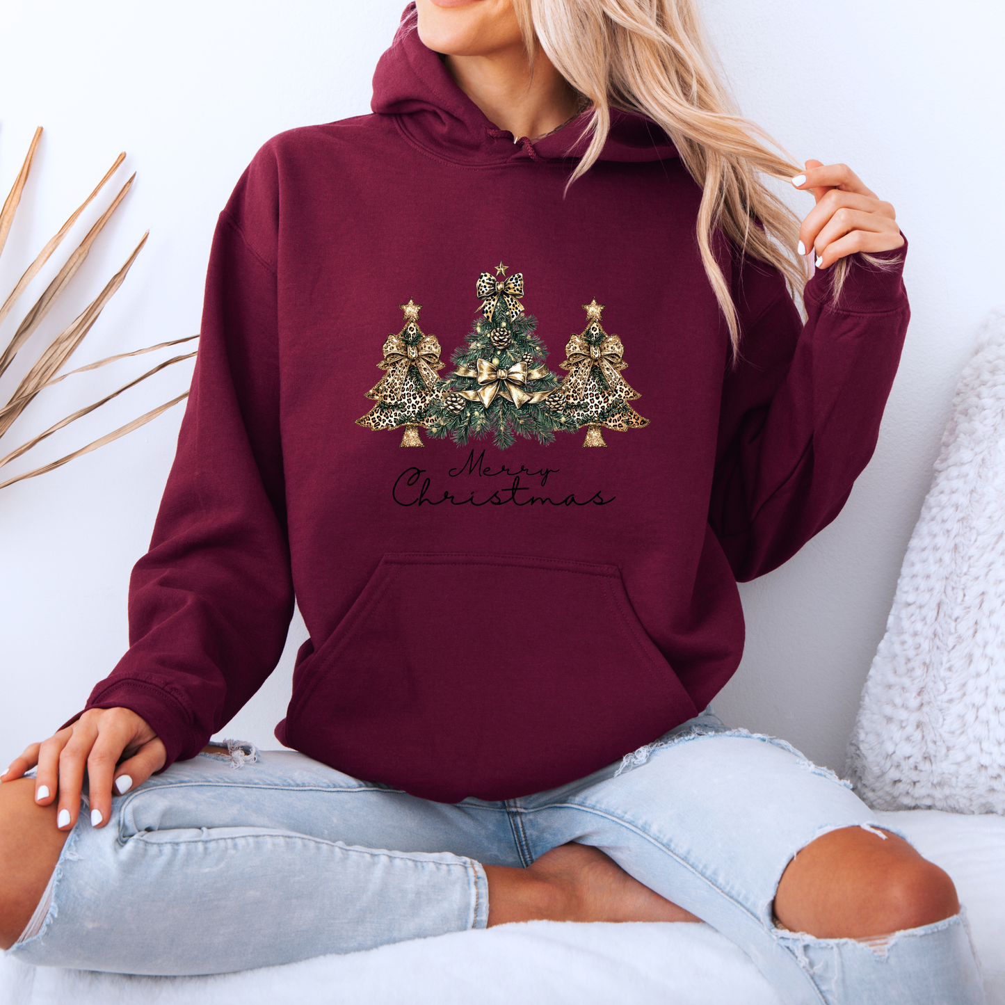 ✨ Golden Glam Christmas 💛  Luxuriously Thick Hoodie