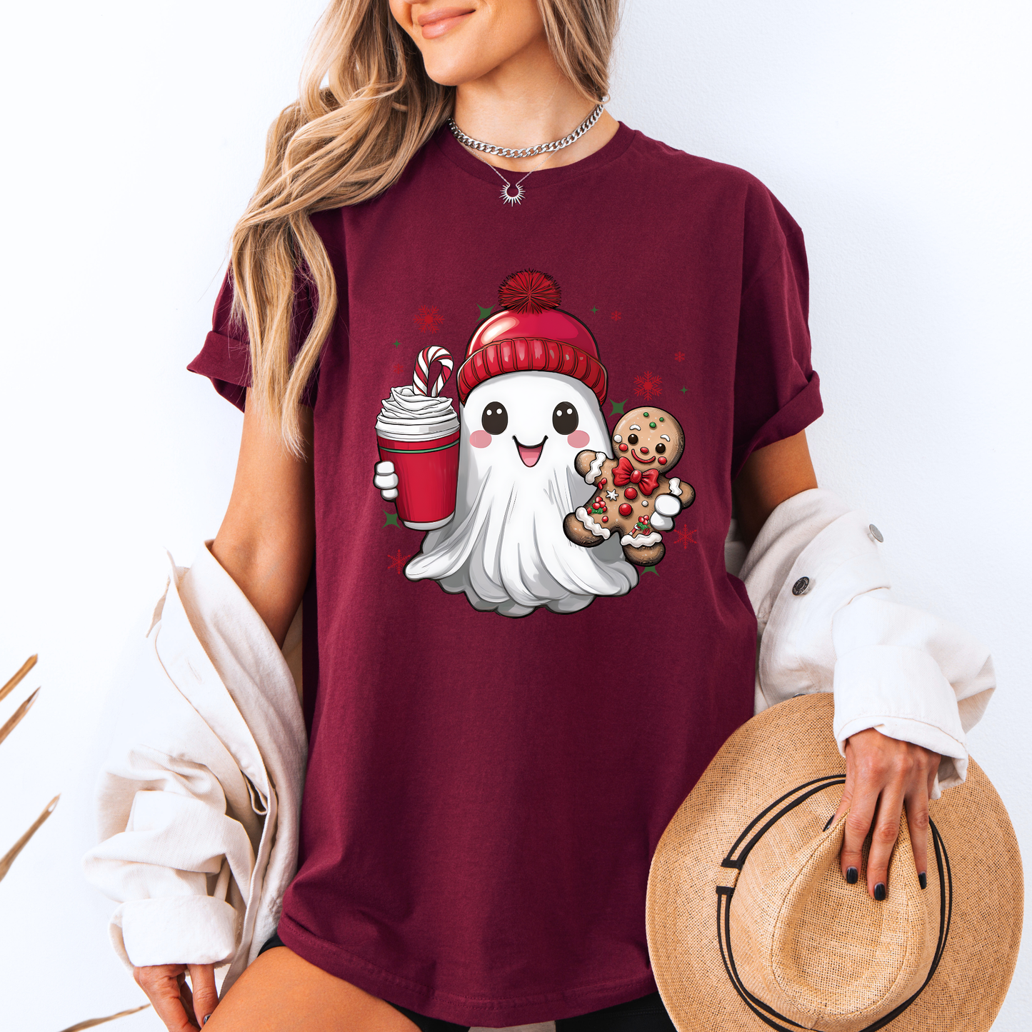 👻🎄 Christmas Boo ✨  100% Organic Cotton T-Shirt