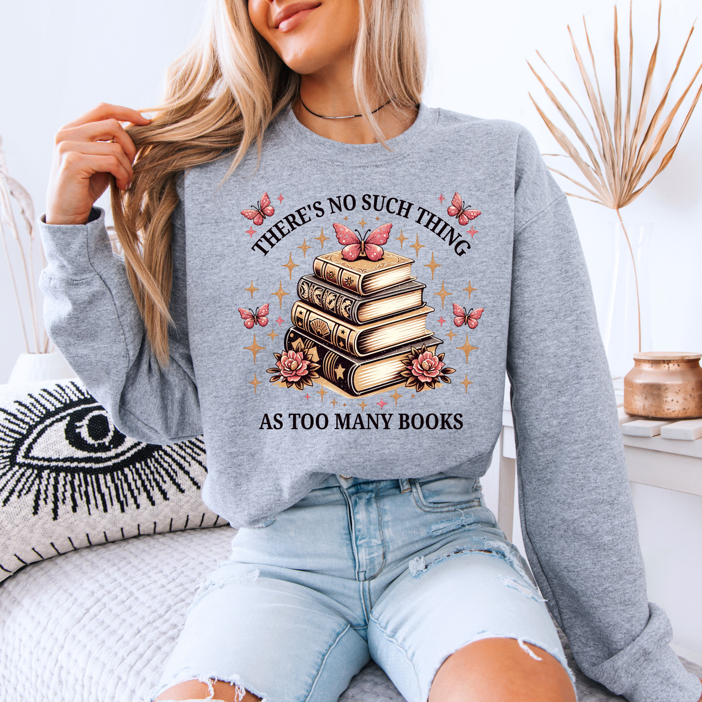 The Bookish Spark Organic Cotton Crewneck Sweatshirt