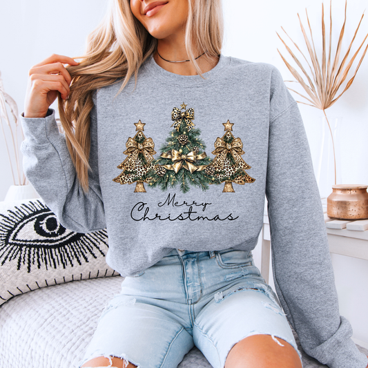 ✨ Golden Glam Christmas 💛🎄 Organic Cotton Sweatshirt