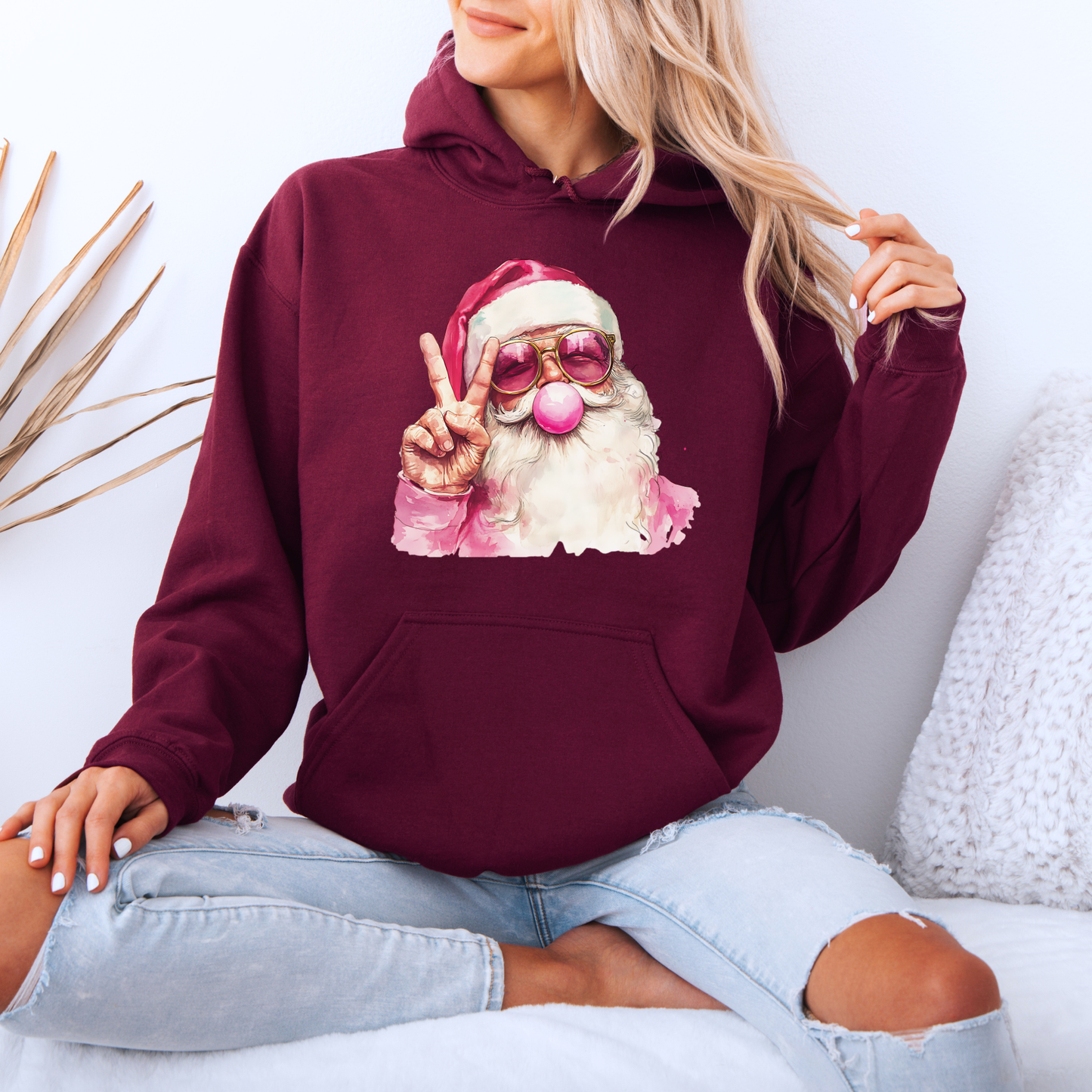 🎄 Cool Santa 🌟 Luxuriously Thick Hoodie