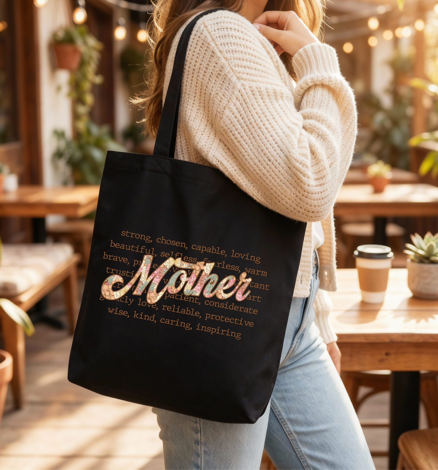 Mother Definition Black Tote 🖤✨