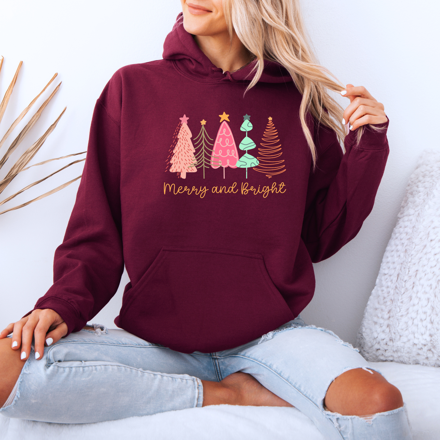 🎄 Merry & Bright Forest 🌟  Luxuriously Thick Hoodie