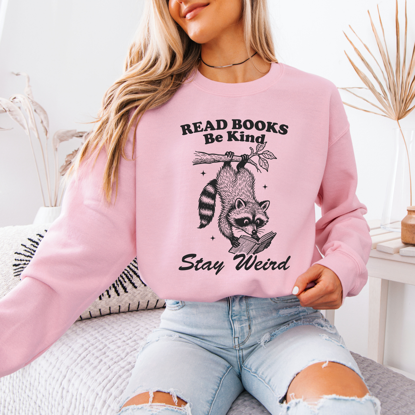 📚 Stay Weird Raccoon – Read Books, Be Kind, Embrace the Odd 🦝✨