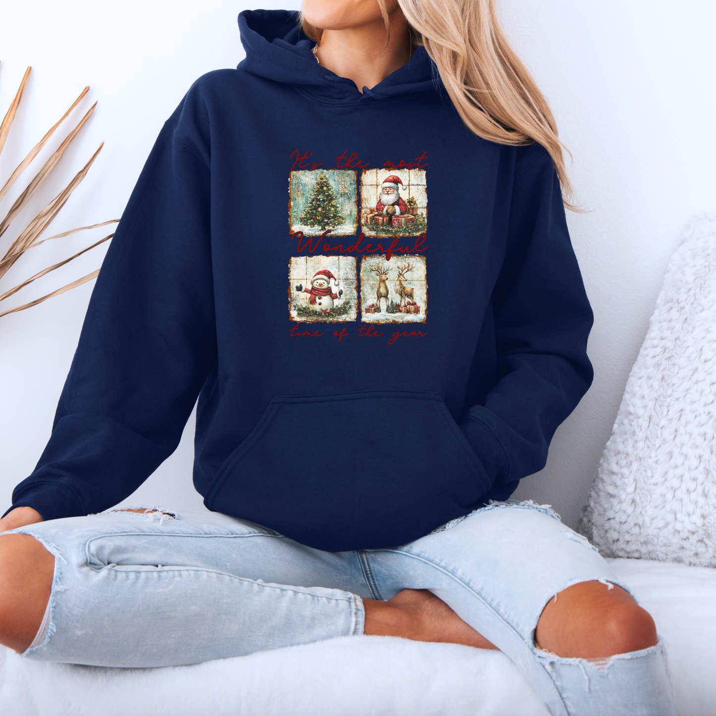 🎄 Vintage Christmas Magic ✨  Luxuriously Thick Hoodie