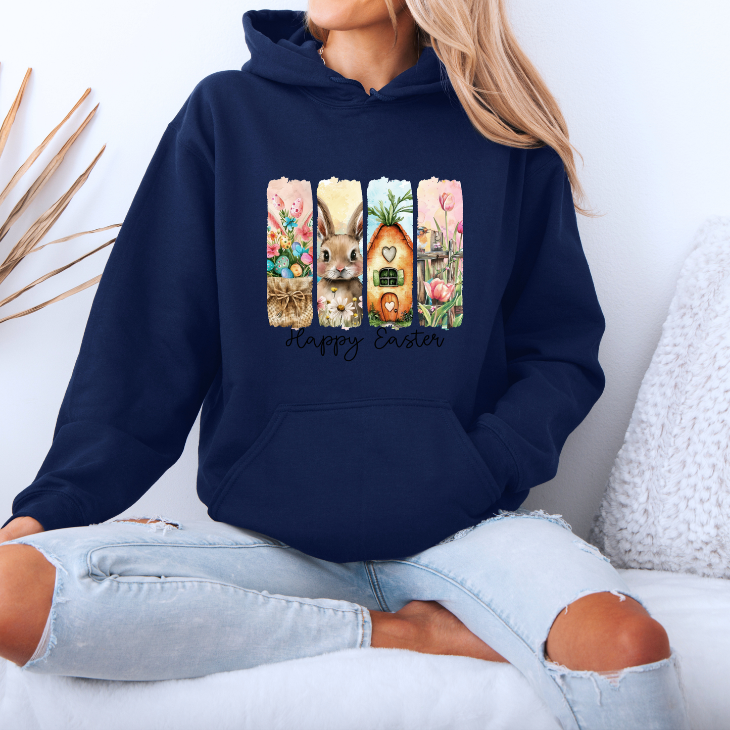 Happy Easter Bunny Hoodie 🐰🌸🥕✨