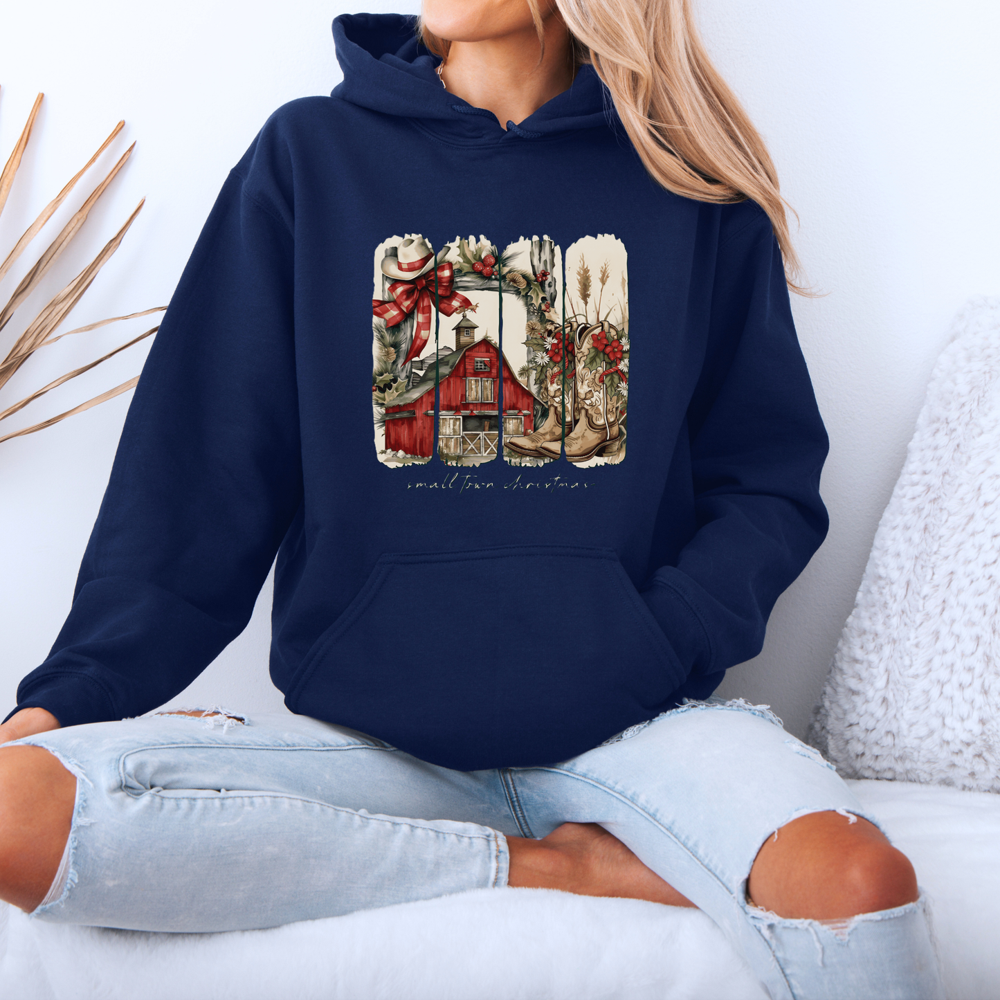 🎄 Small Town Christmas 🏘️  Luxuriously Thick Hoodie