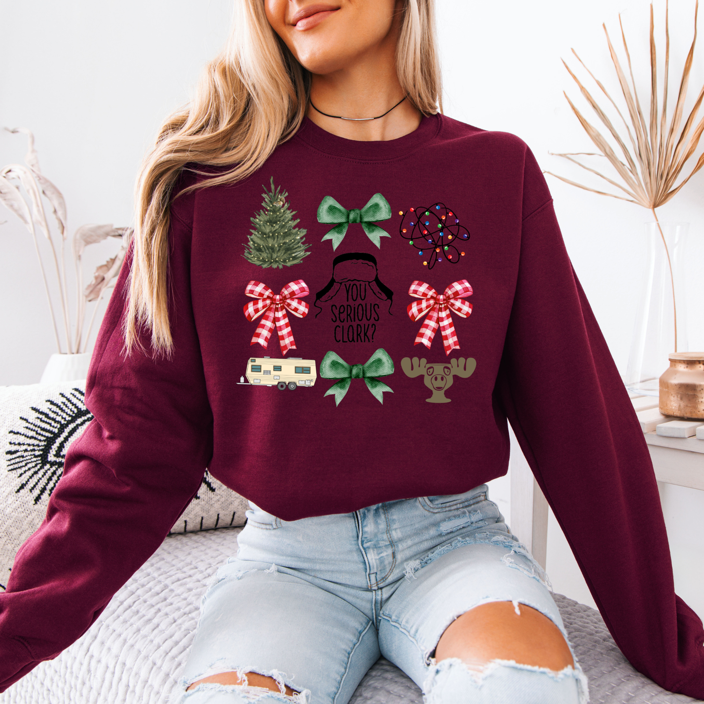 🎅🏼 You Serious, Clark? 🎄  Organic Cotton Sweatshirt