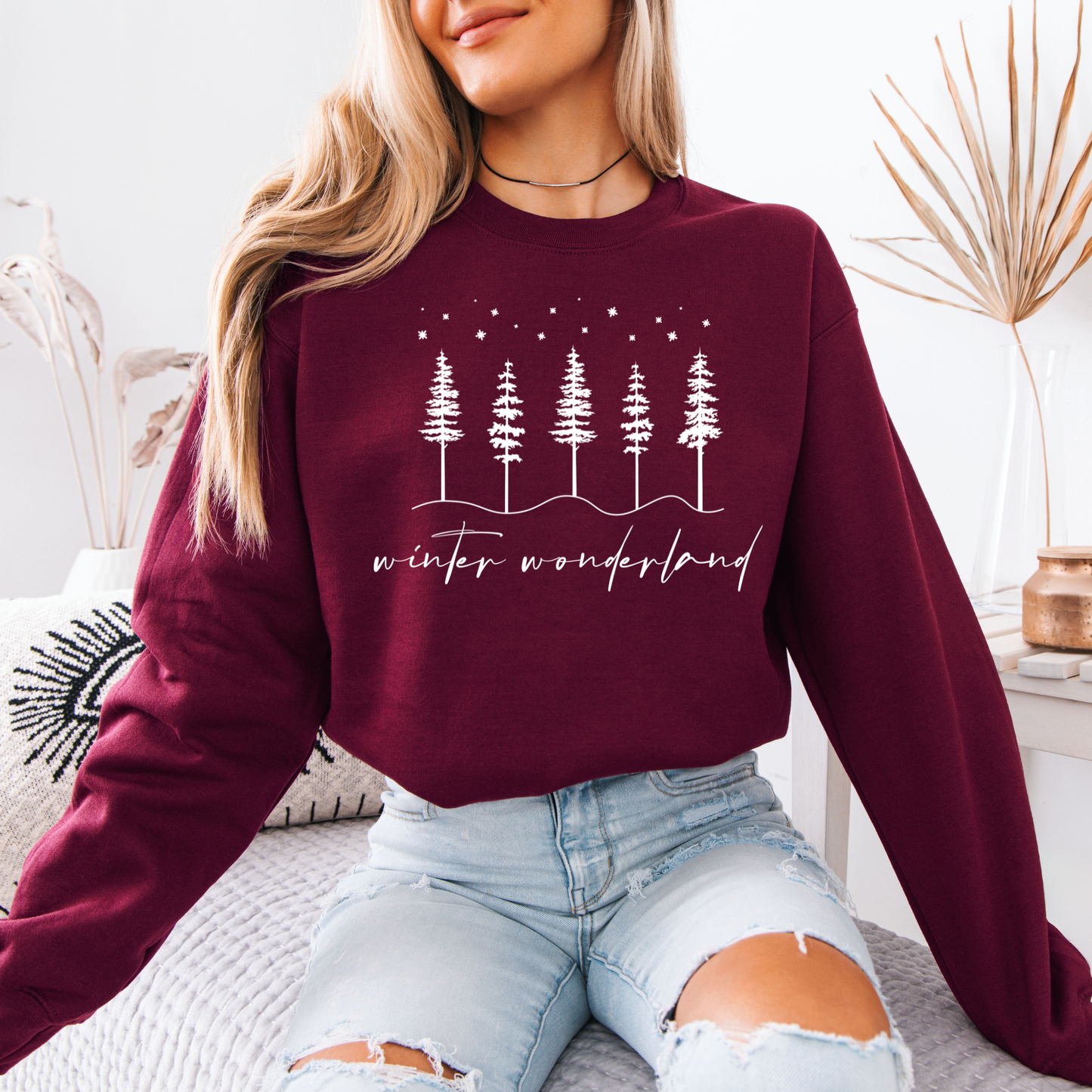 ❄️ Winter Wonderland ⛄  Organic Cotton Sweatshirt
