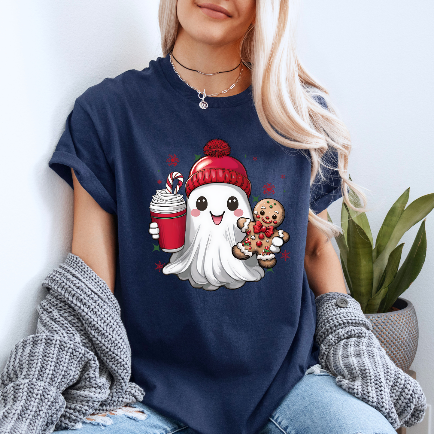 👻🎄 Christmas Boo ✨  100% Organic Cotton T-Shirt