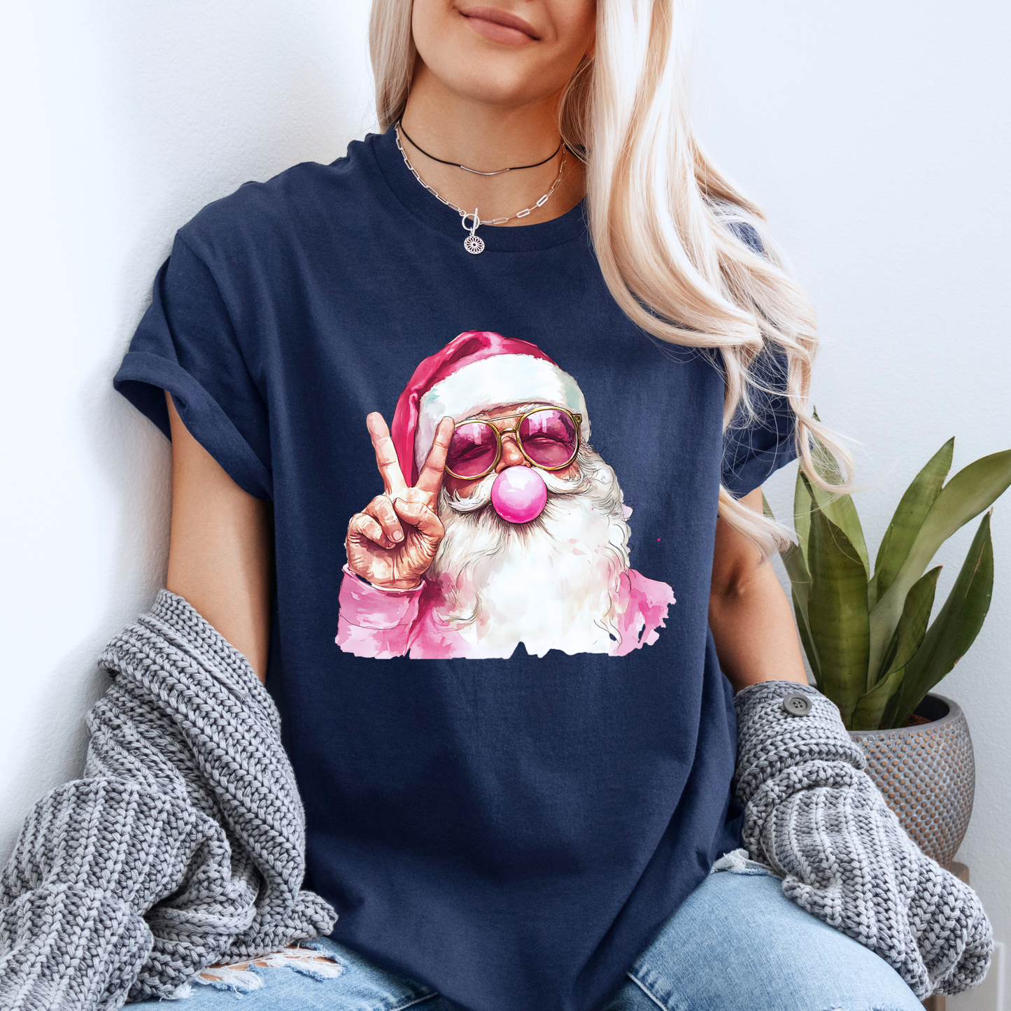 🎅🏻🕶️ Cool Santa ✨ 100% Organic Cotton T-Shirt