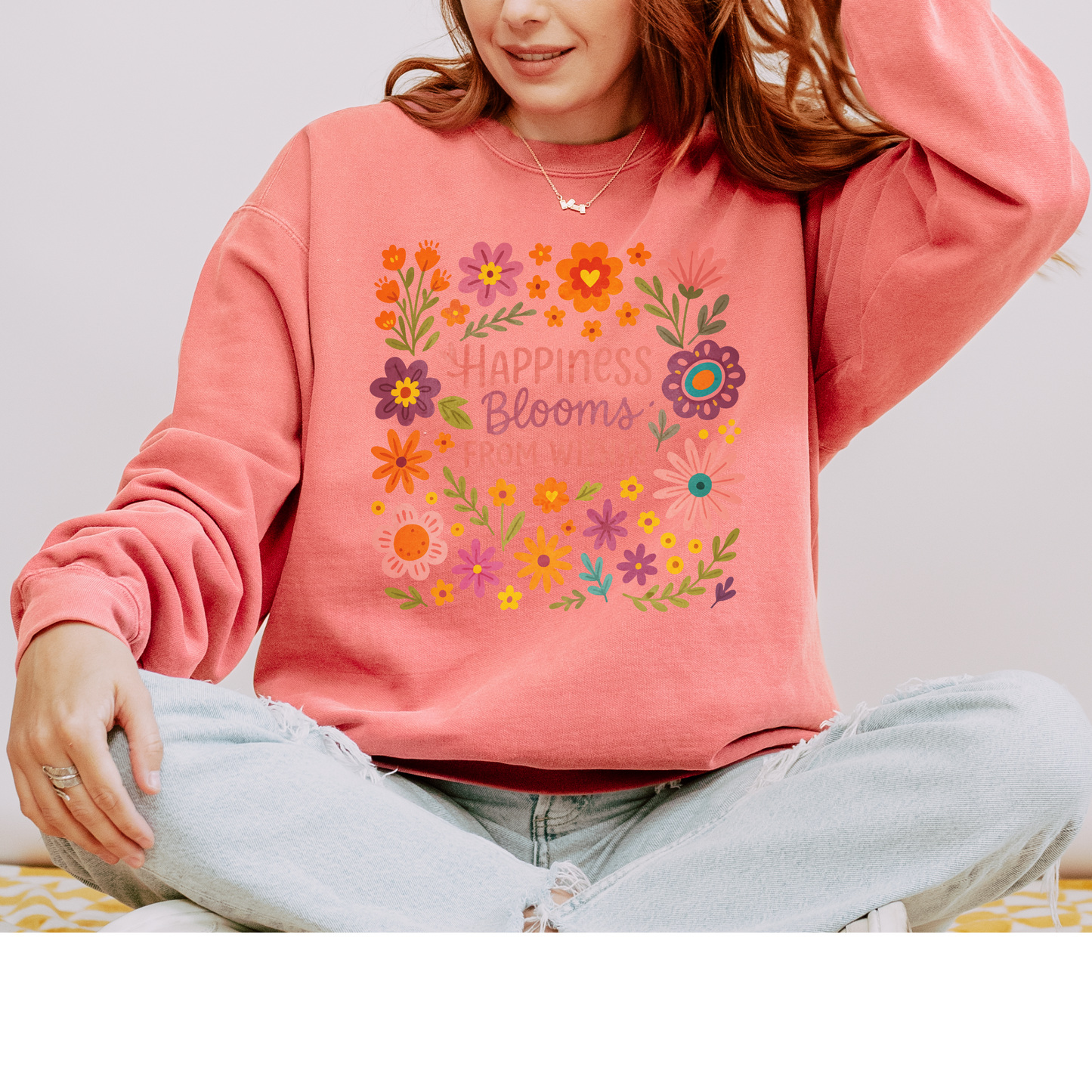 Happiness Blooms Sweatshirt🎀