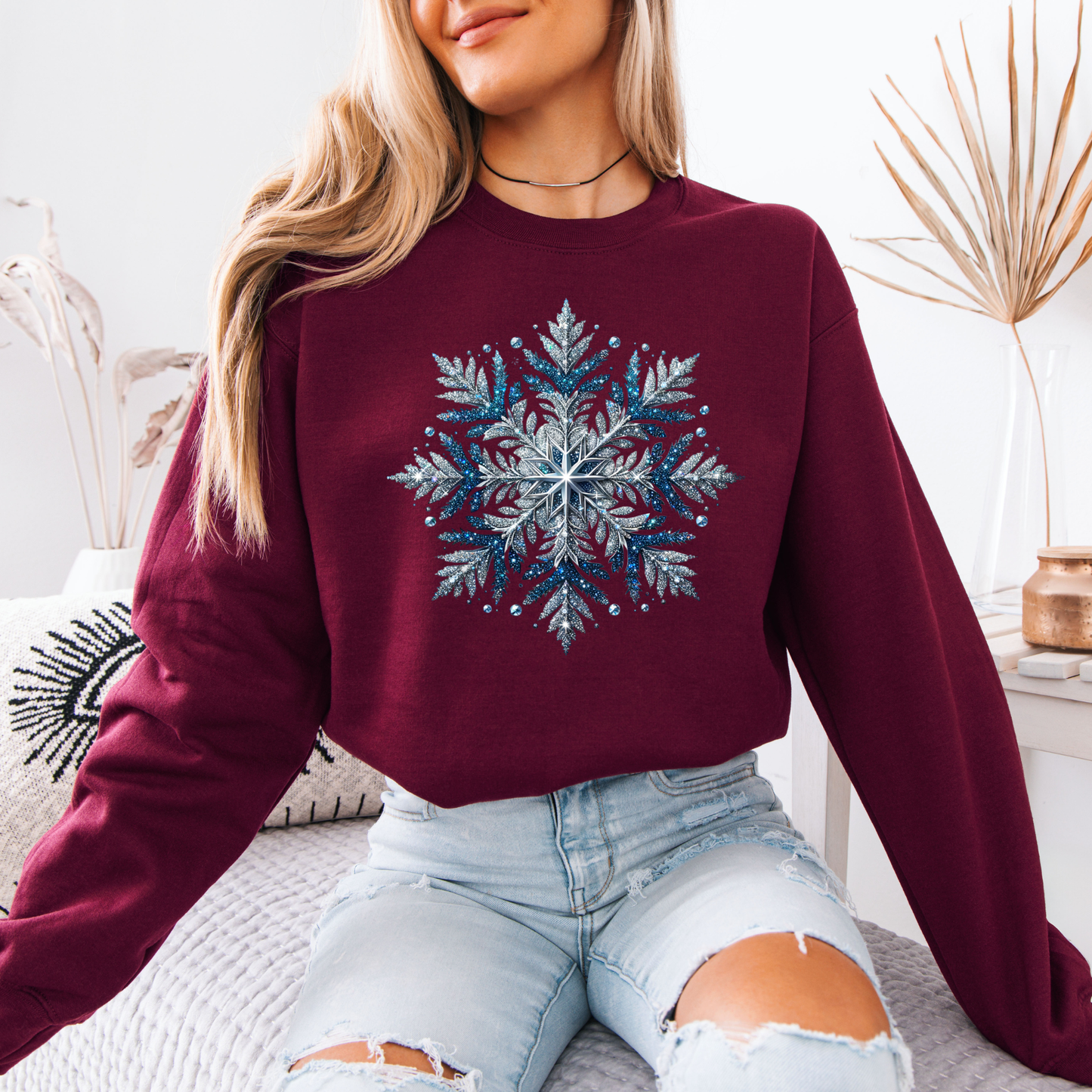 ❄️ Winter Jewel 💎  Organic Cotton Sweatshirt