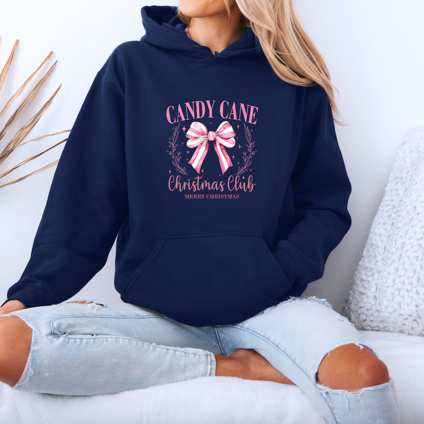 🍭 Candy Cane Christmas Club 🎄Luxuriously Thick Hoodie