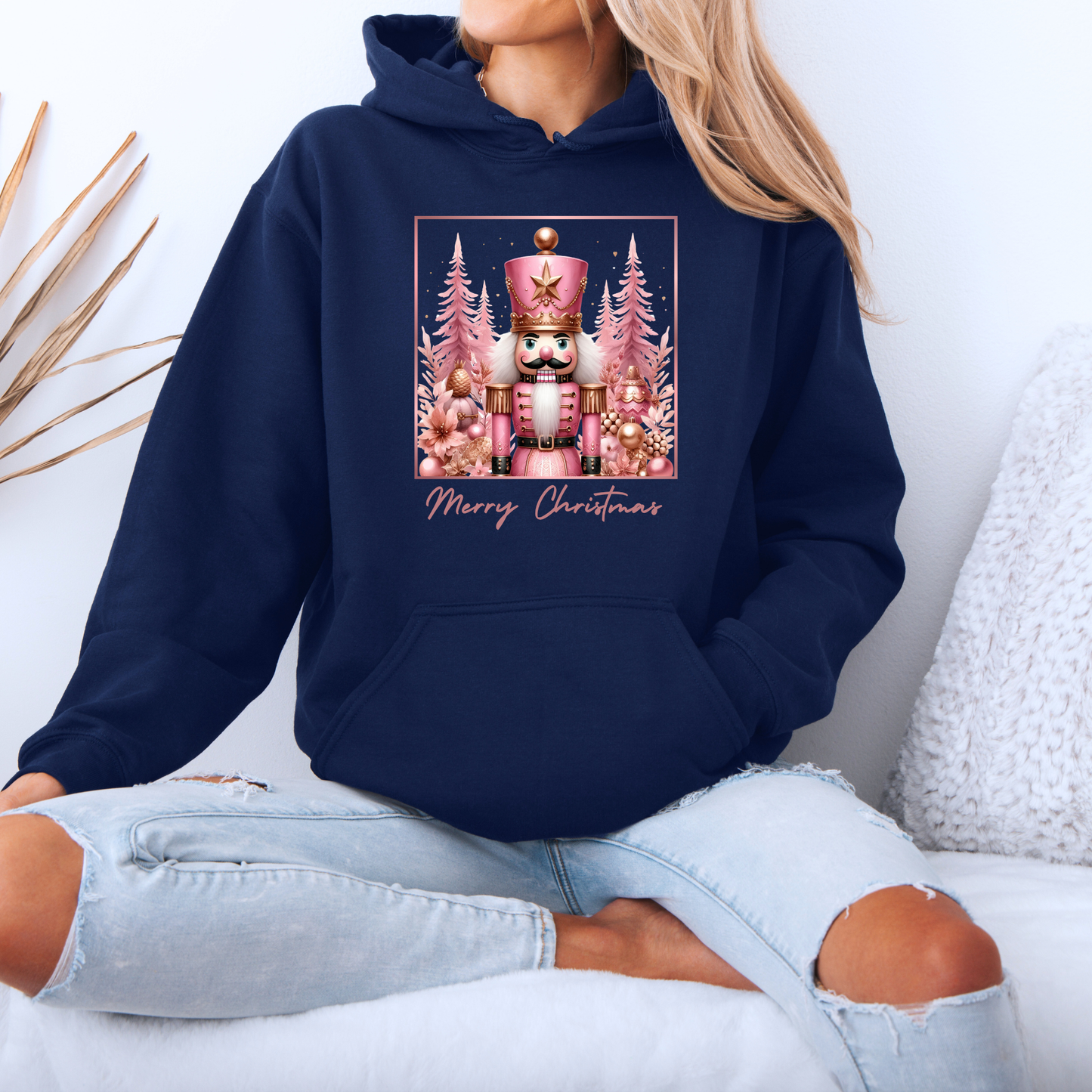 🎀 Pink Nutcracker Christmas 🎄  Luxuriously Thick Hoodie