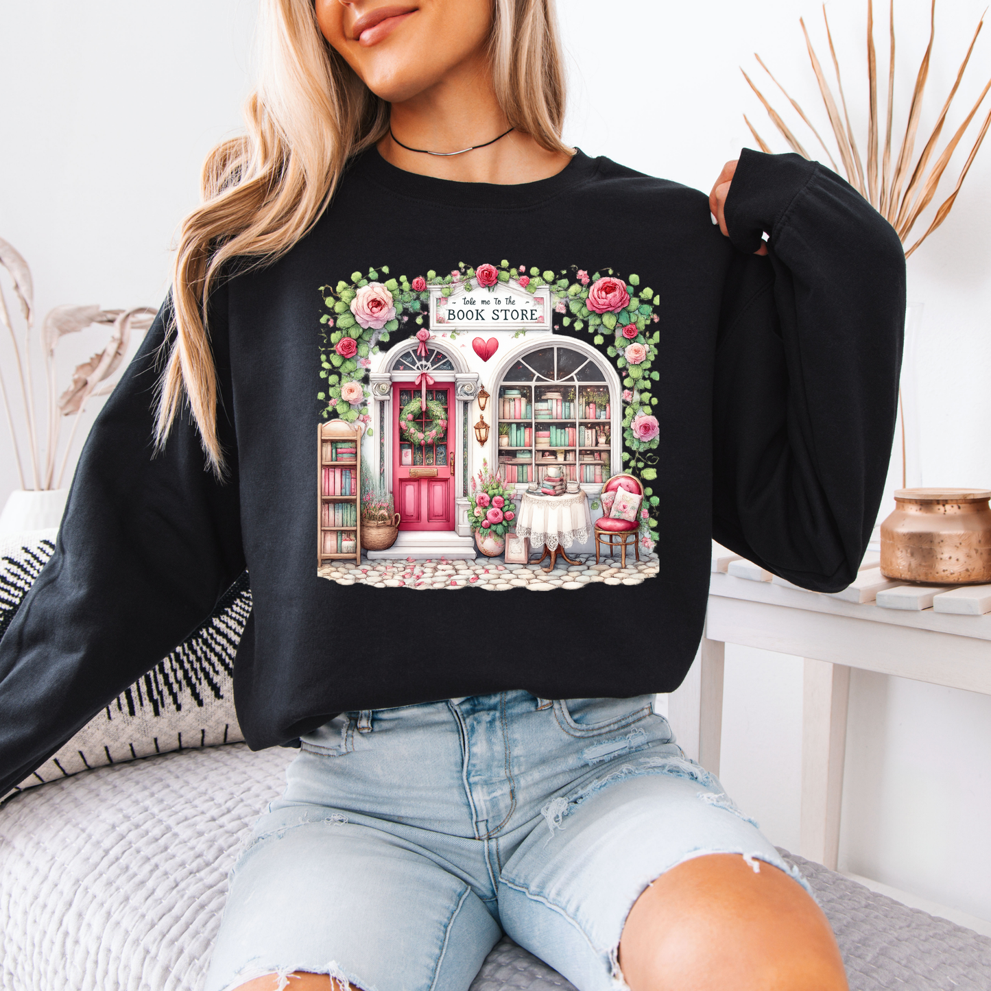 🏡📚 Welcome to the Bookstore
Organic Cotton Sweatshirt