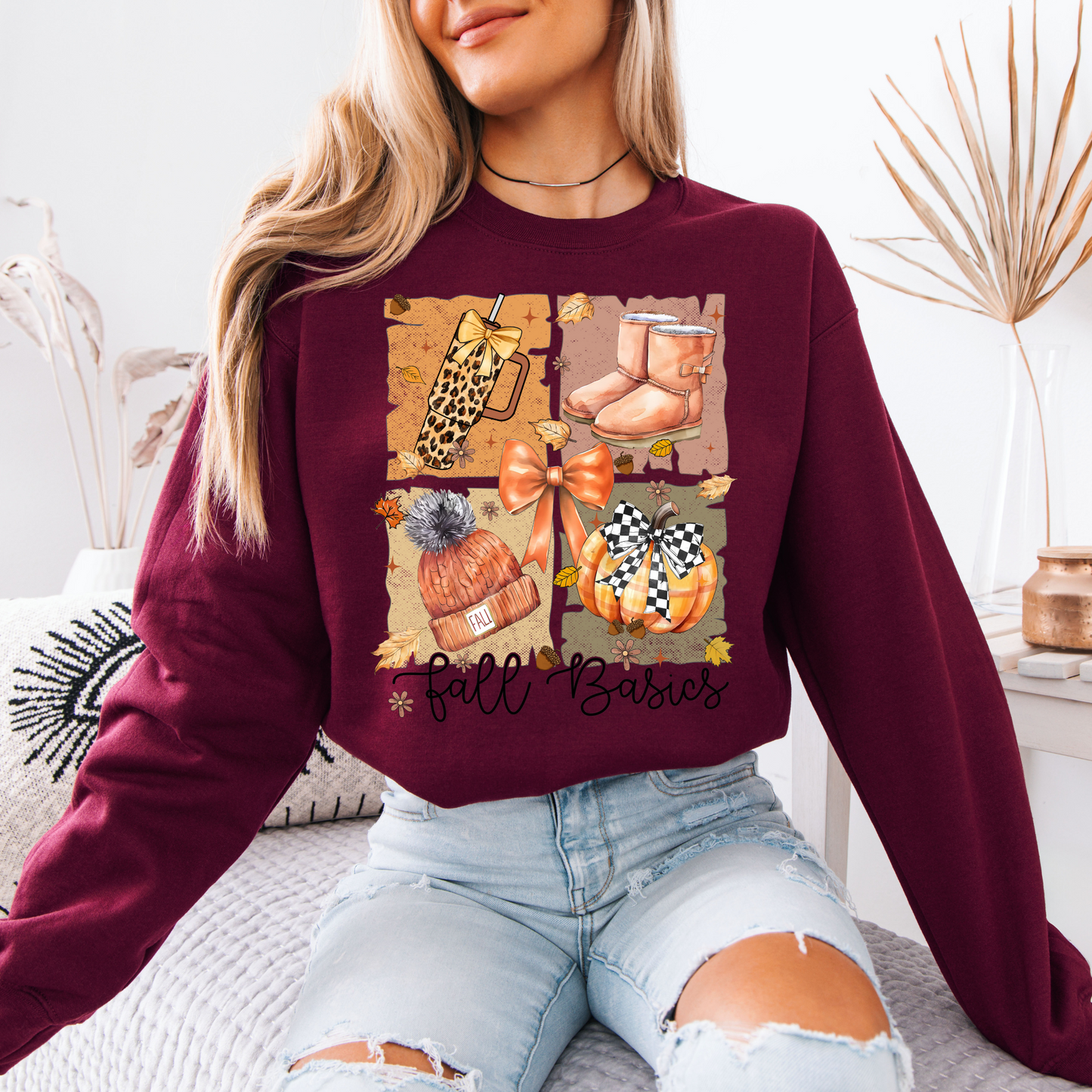 🎃🍁 Autumn Essentials👢🧣Cotton Sweatshirt