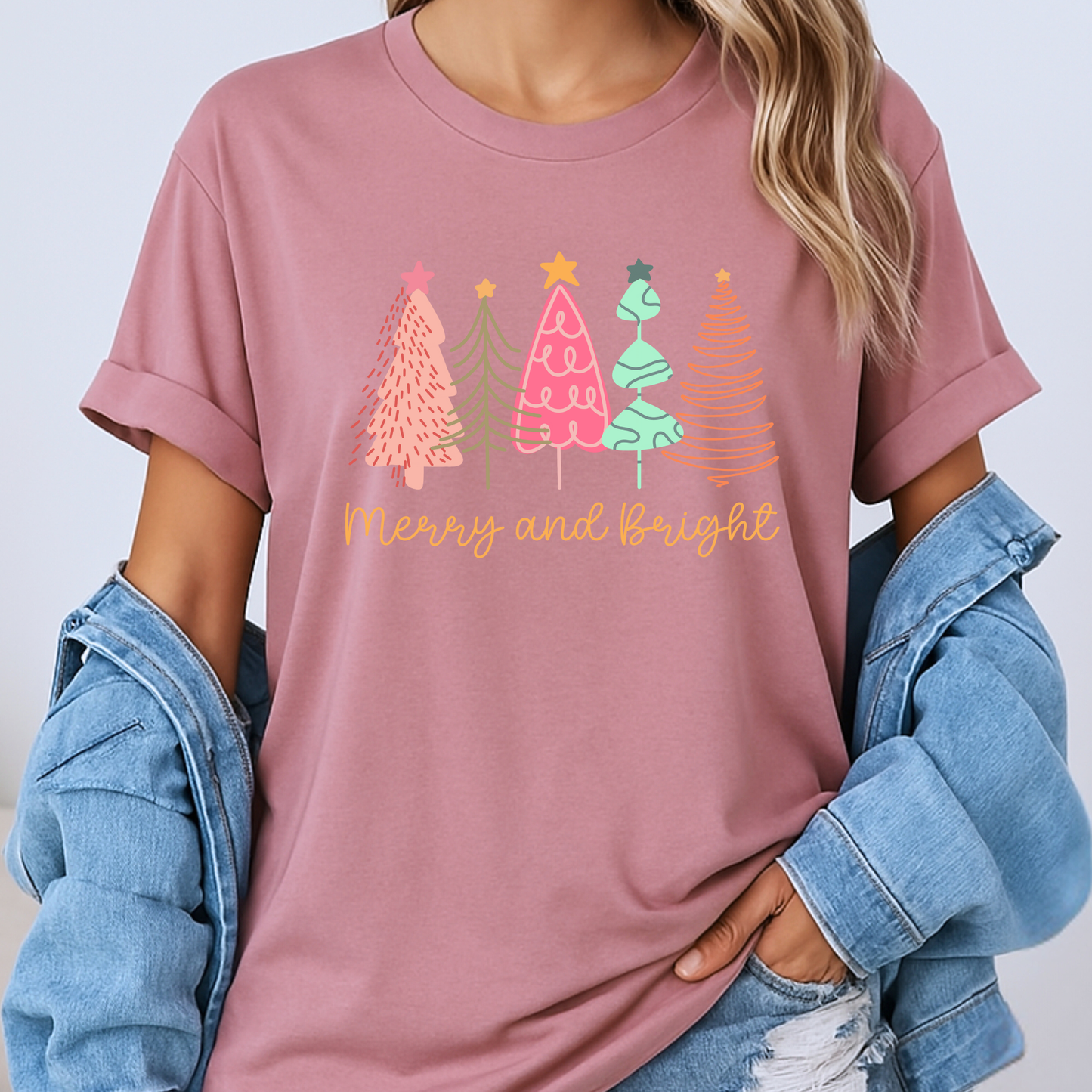 🎄✨ Merry & Bright Forest 🌟 100% Organic Cotton T-Shirt