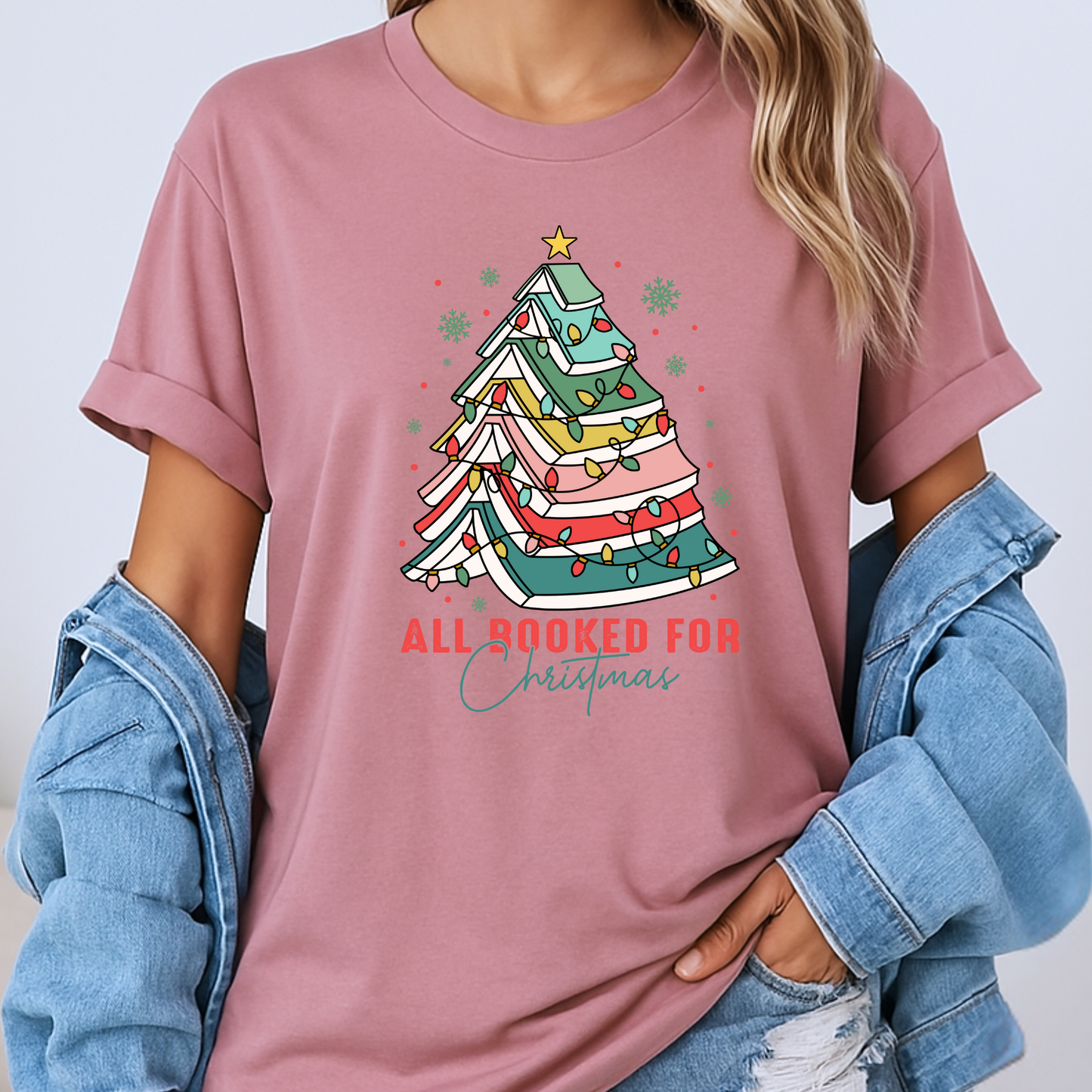 📚🎄 All Booked for Christmas ✨  100% Organic Cotton T-Shirt