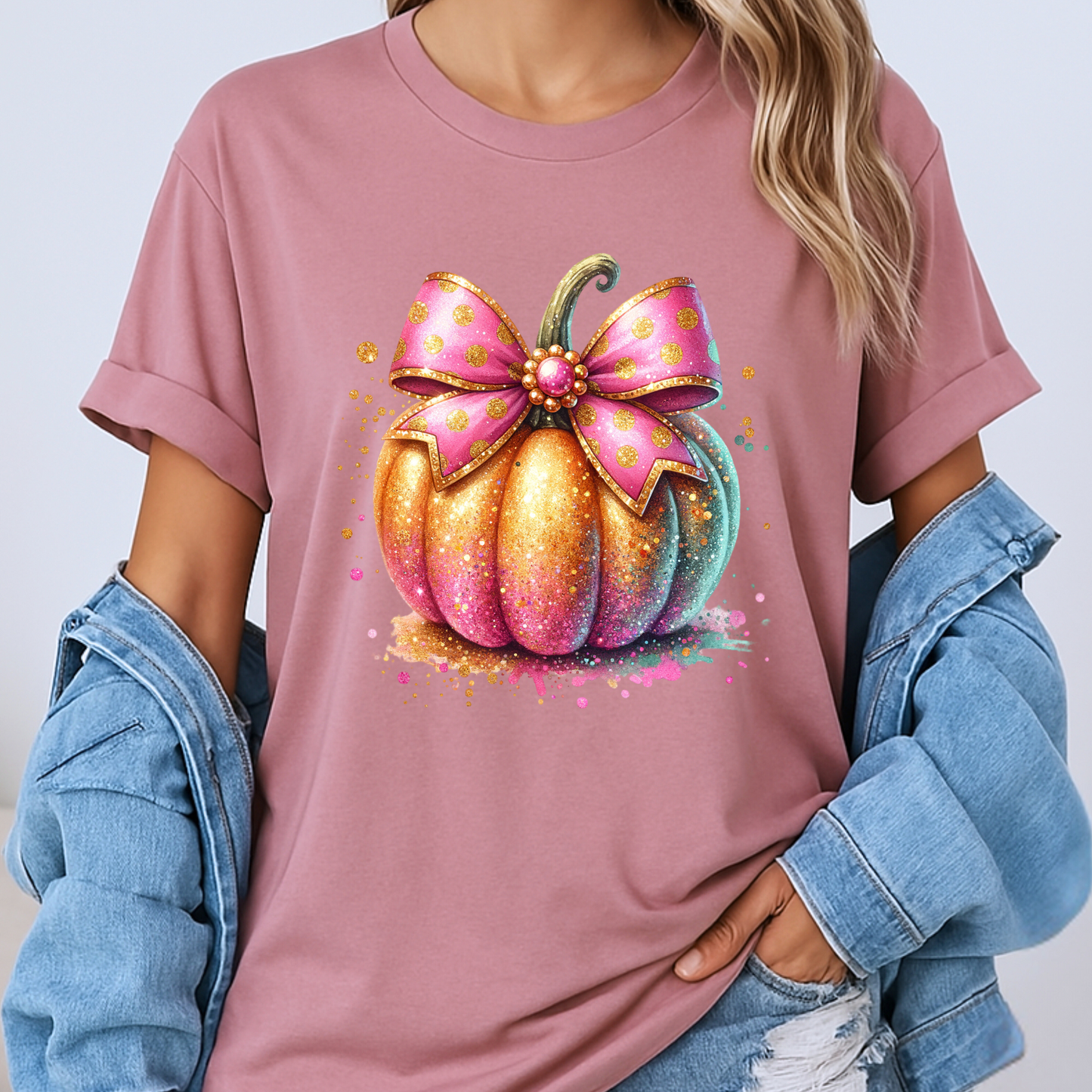 Glitter Pumpkin - 100% Organic cotton T-shirt