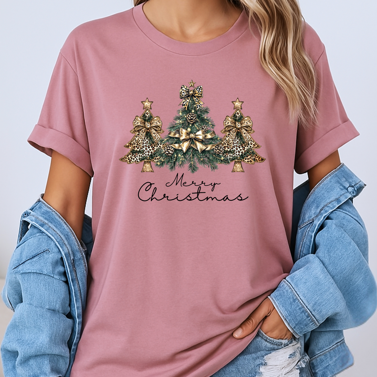 ✨💛 Golden Glam Christmas 🎄 100% Organic Cotton T-Shirt