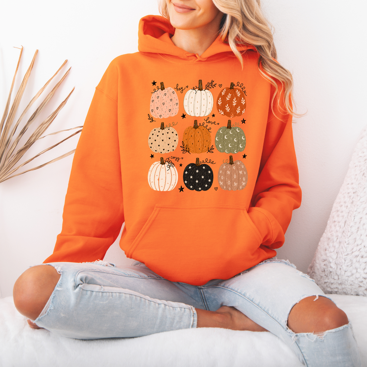 ๐๐ Pumpkin Patch Cuties Premium Hoodie ๐งกโจ