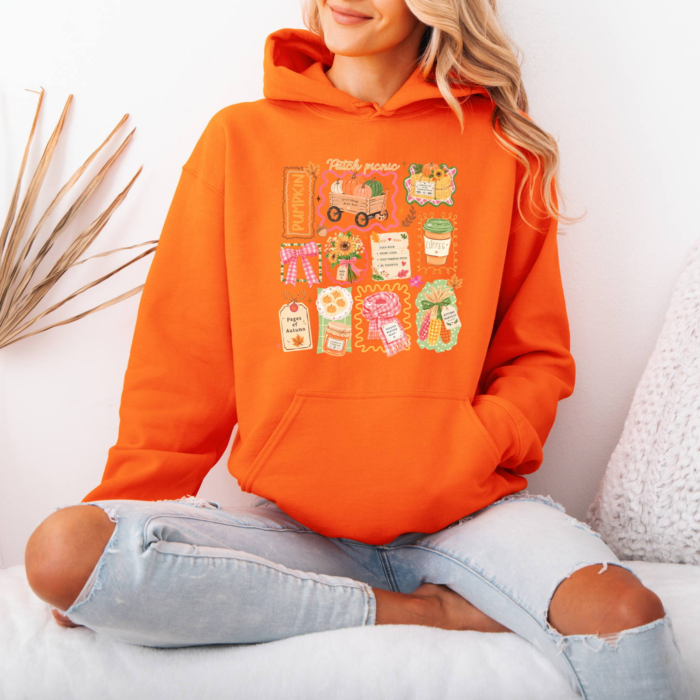 Pumpkin Patch Picnic Autumn Hoodie šš