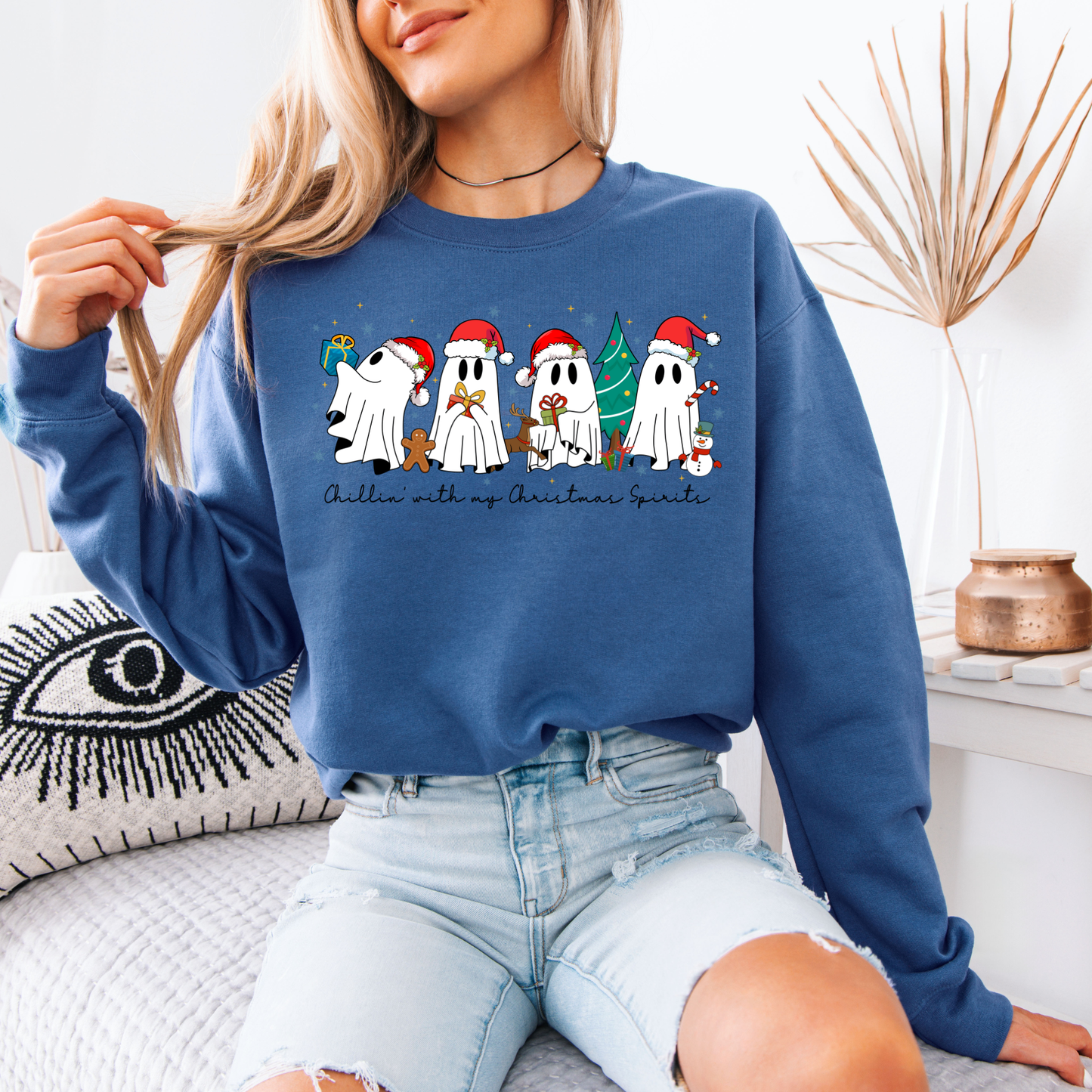 👻 Ghostmas Crew 🎄 Organic Cotton Sweatshirt