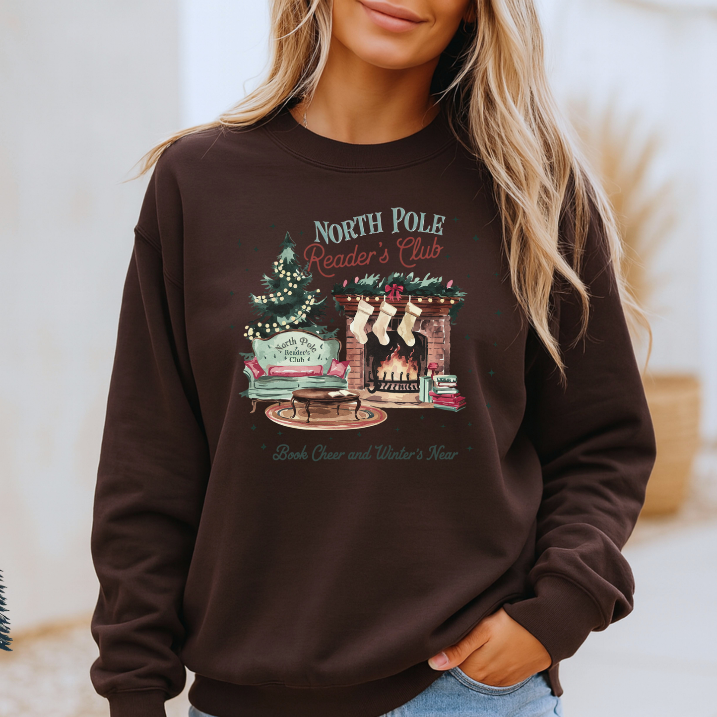 📚❄️ North Pole Reader’s Club ❄️📚 Organic Cotton Sweatshirt