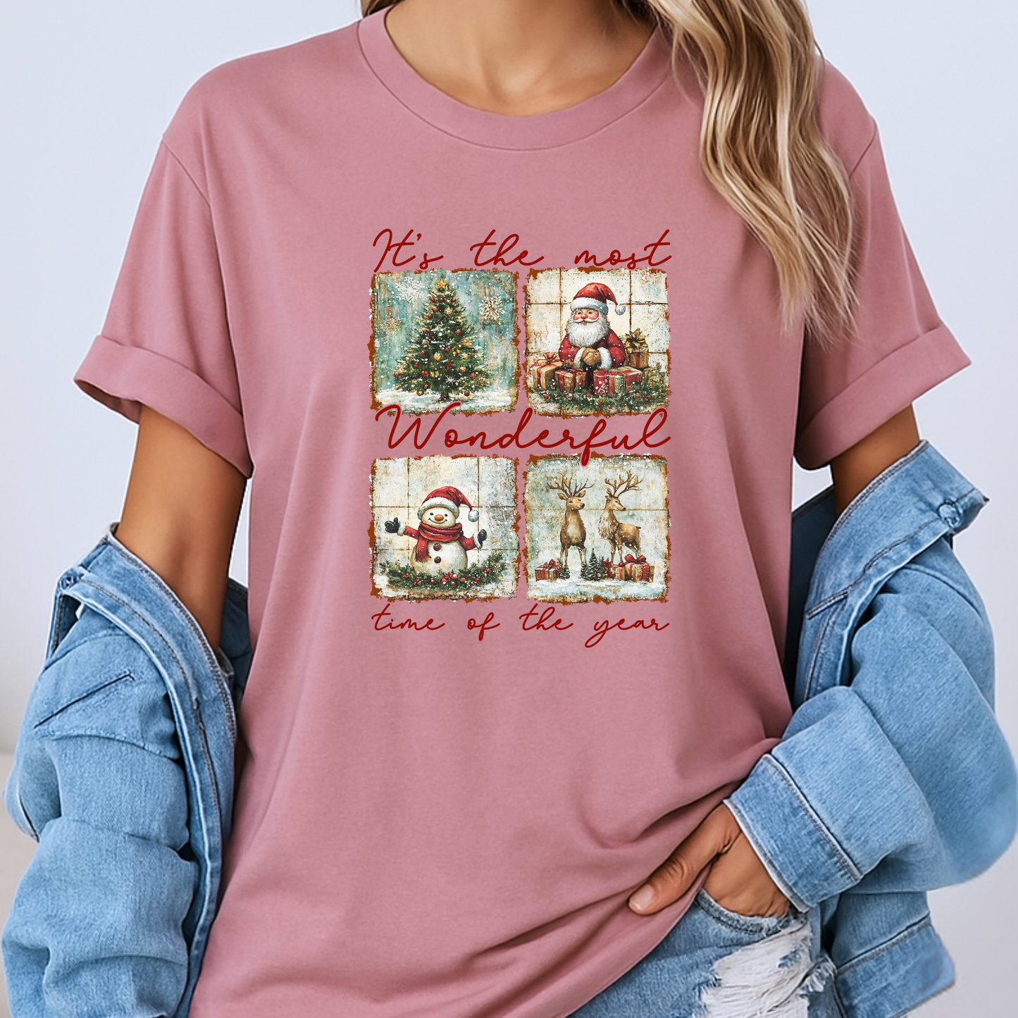 🌟🎅🏼 Vintage Christmas Magic 💫 100% Organic Cotton T-Shirt
